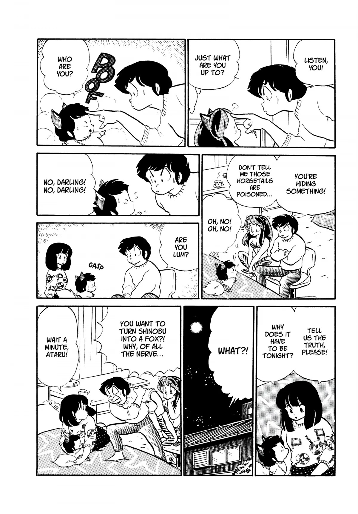 Urusei Yatsura Chapter 222 page 12 - Chapter 222: Foxes in the Moonlight