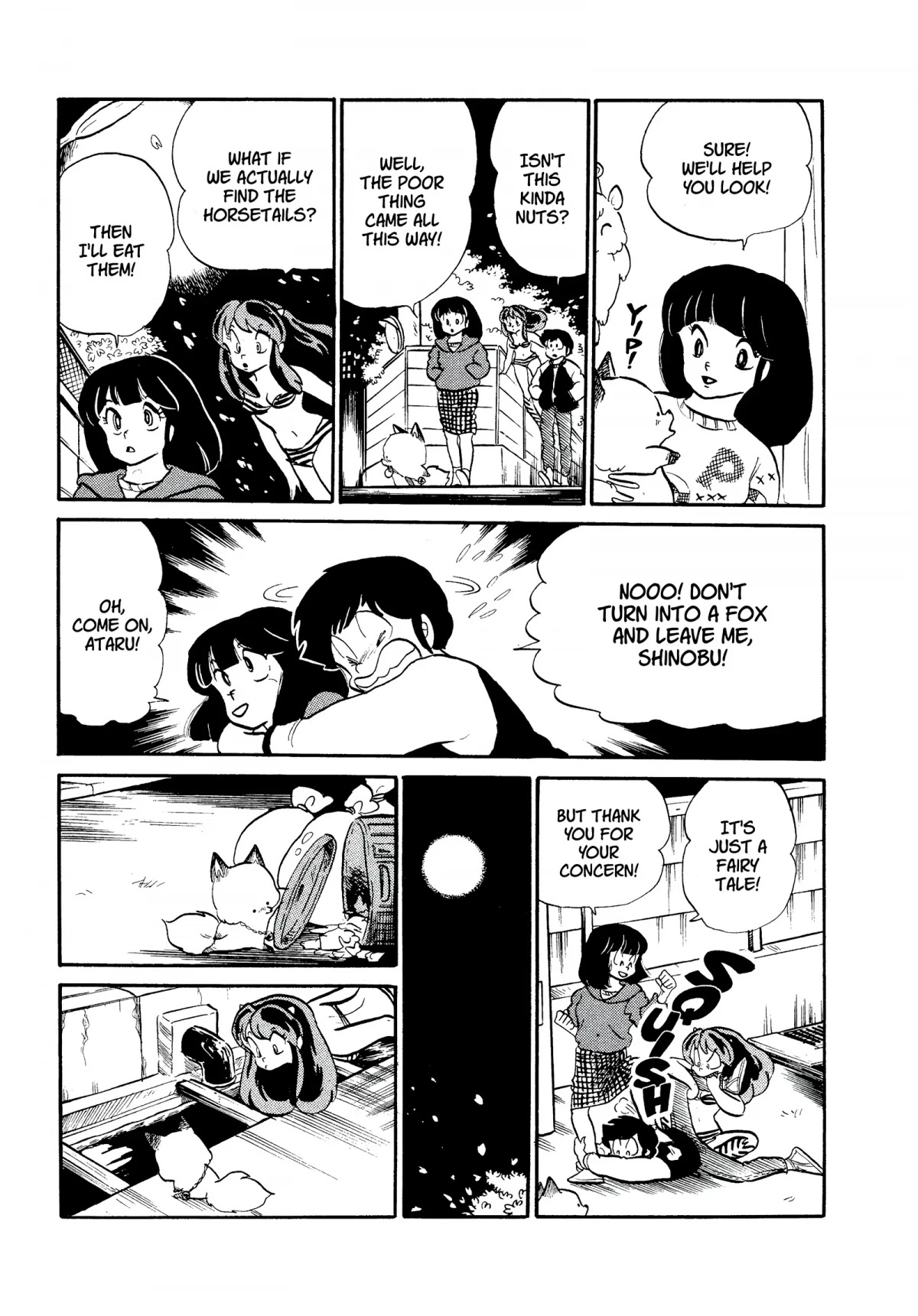 Urusei Yatsura Chapter 222 page 13 - Chapter 222: Foxes in the Moonlight