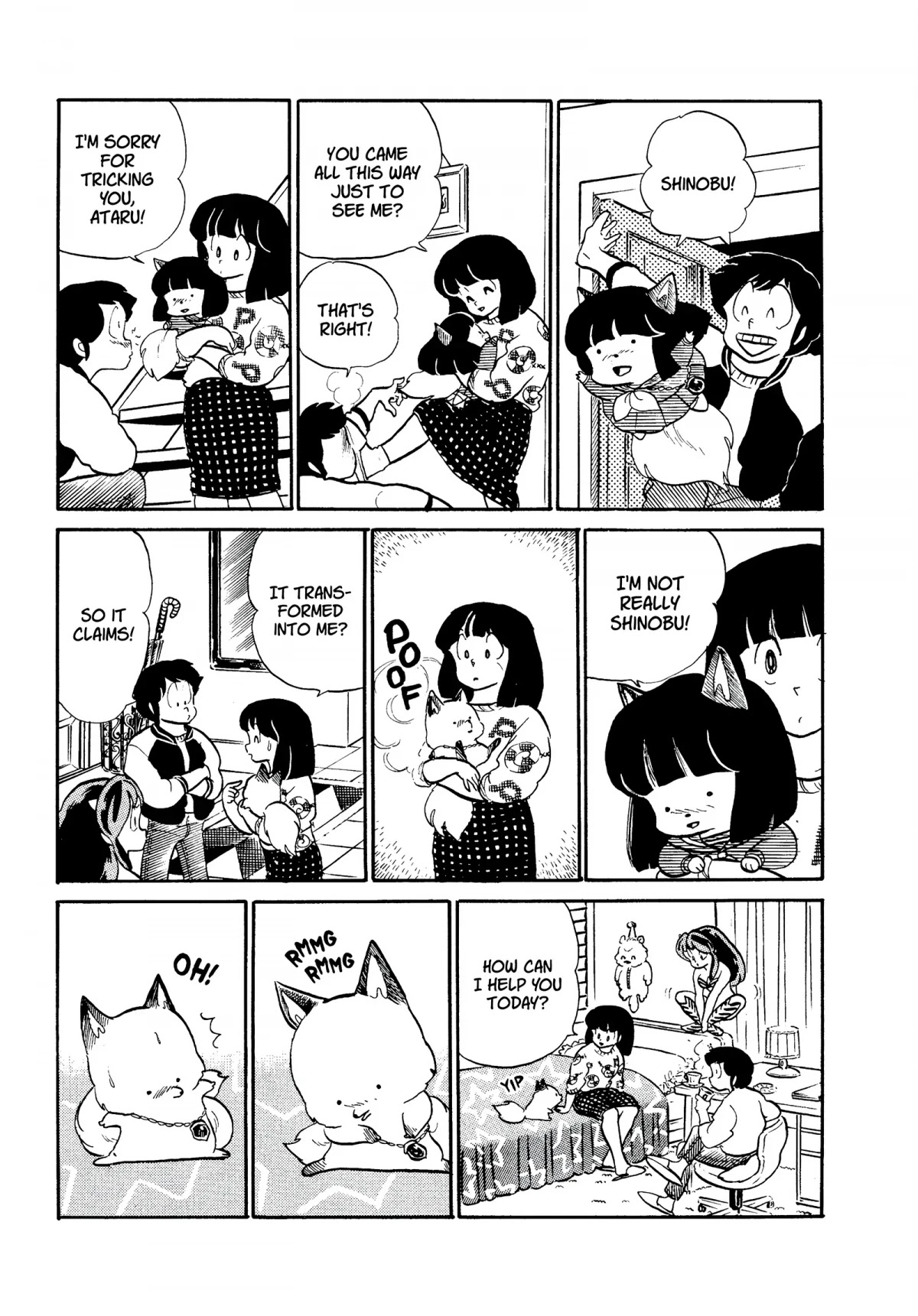 Urusei Yatsura Chapter 222 page 9 - Chapter 222: Foxes in the Moonlight