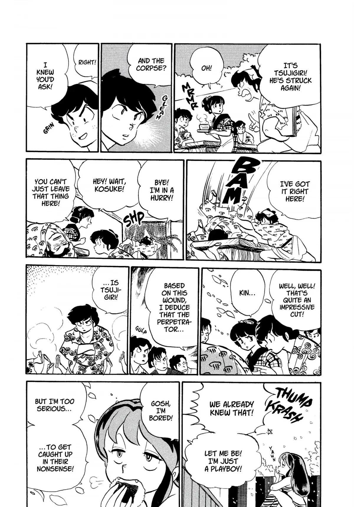 Urusei Yatsura Chapter 228 page 9 - Chapter 228: A Day in the Life of Kin the Playboy