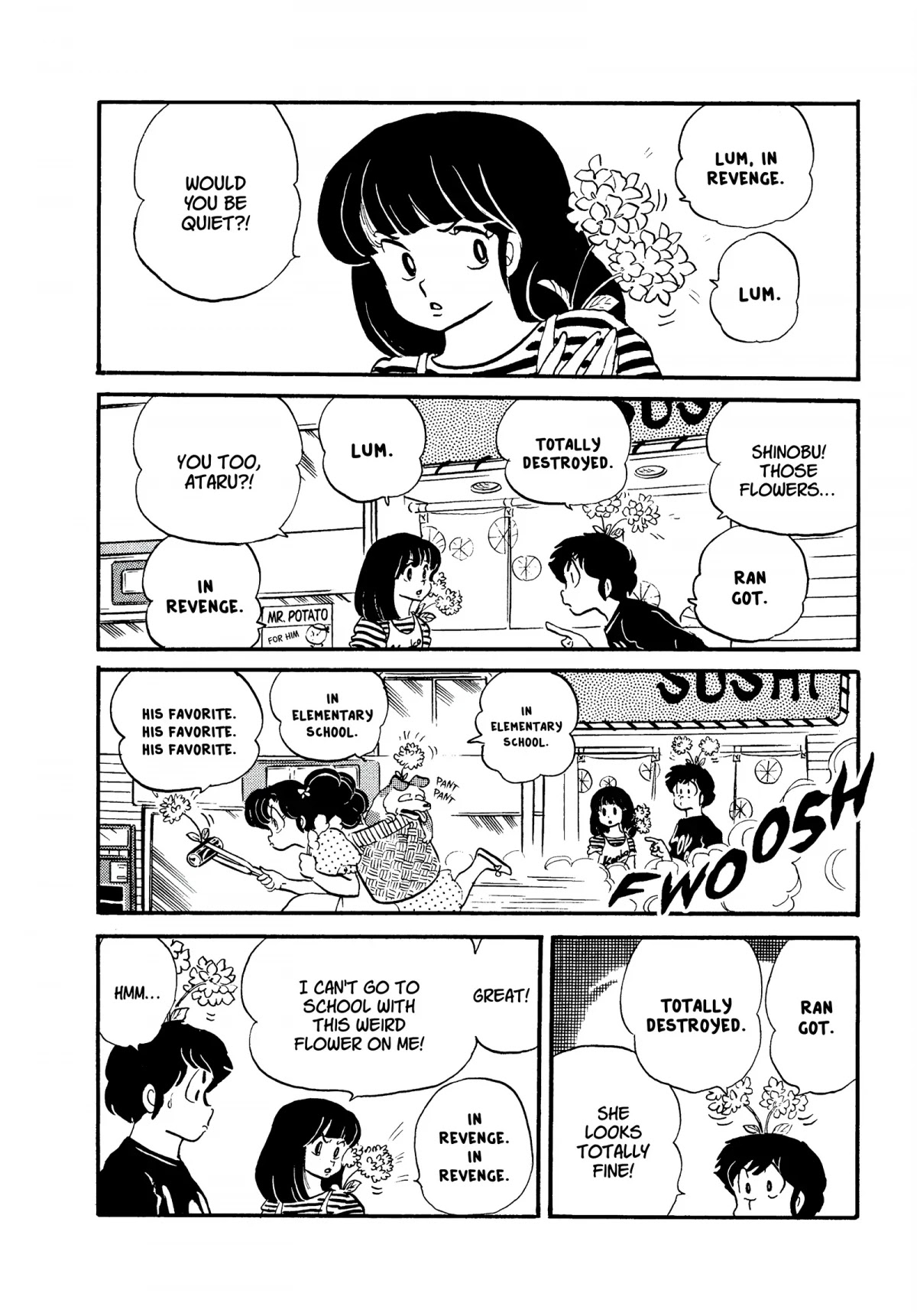 Urusei Yatsura Chapter 233 page 10 - Chapter 233: The Secret Flower Garden