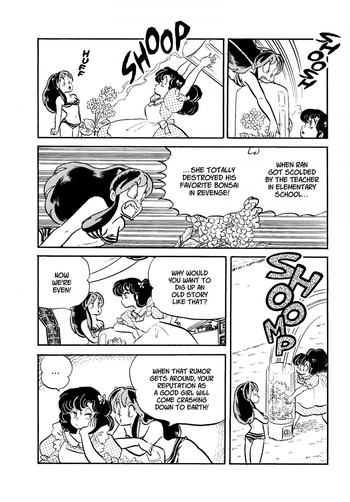 Urusei Yatsura Chapter 233 page 6 - Chapter 233: The Secret Flower Garden