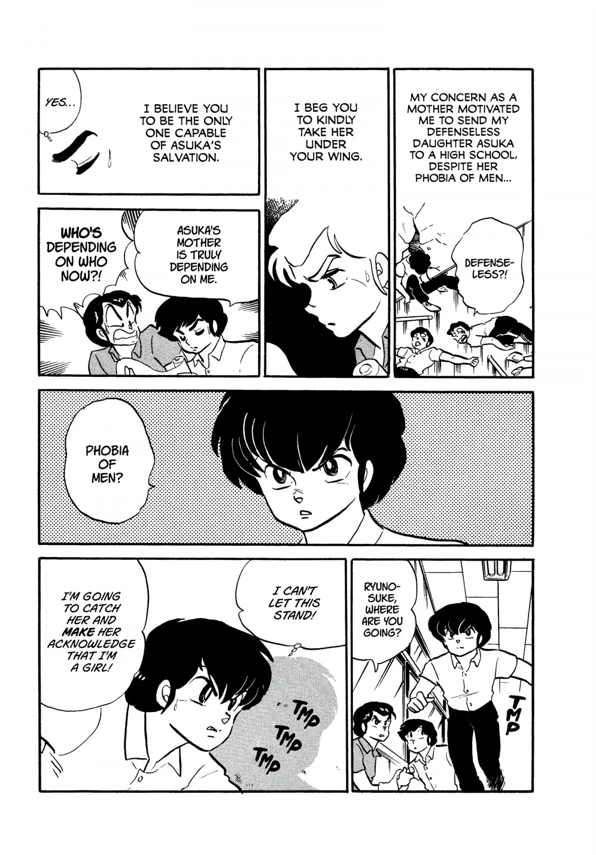 Urusei Yatsura Chapter 238 page 9 - Chapter 238: Asuka Returns, Part 2