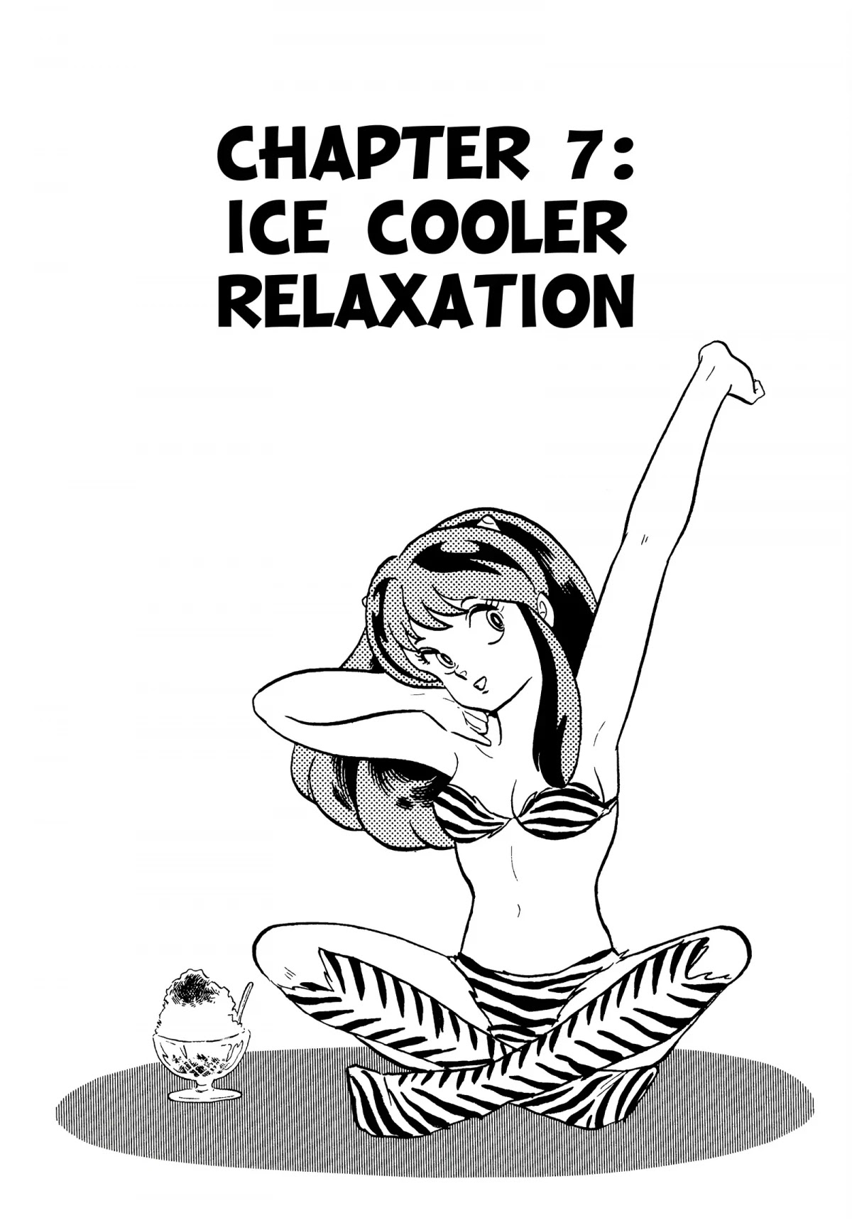 Urusei Yatsura Chapter 241 page 1 - Chapter 241: Ice Cooler Relaxation