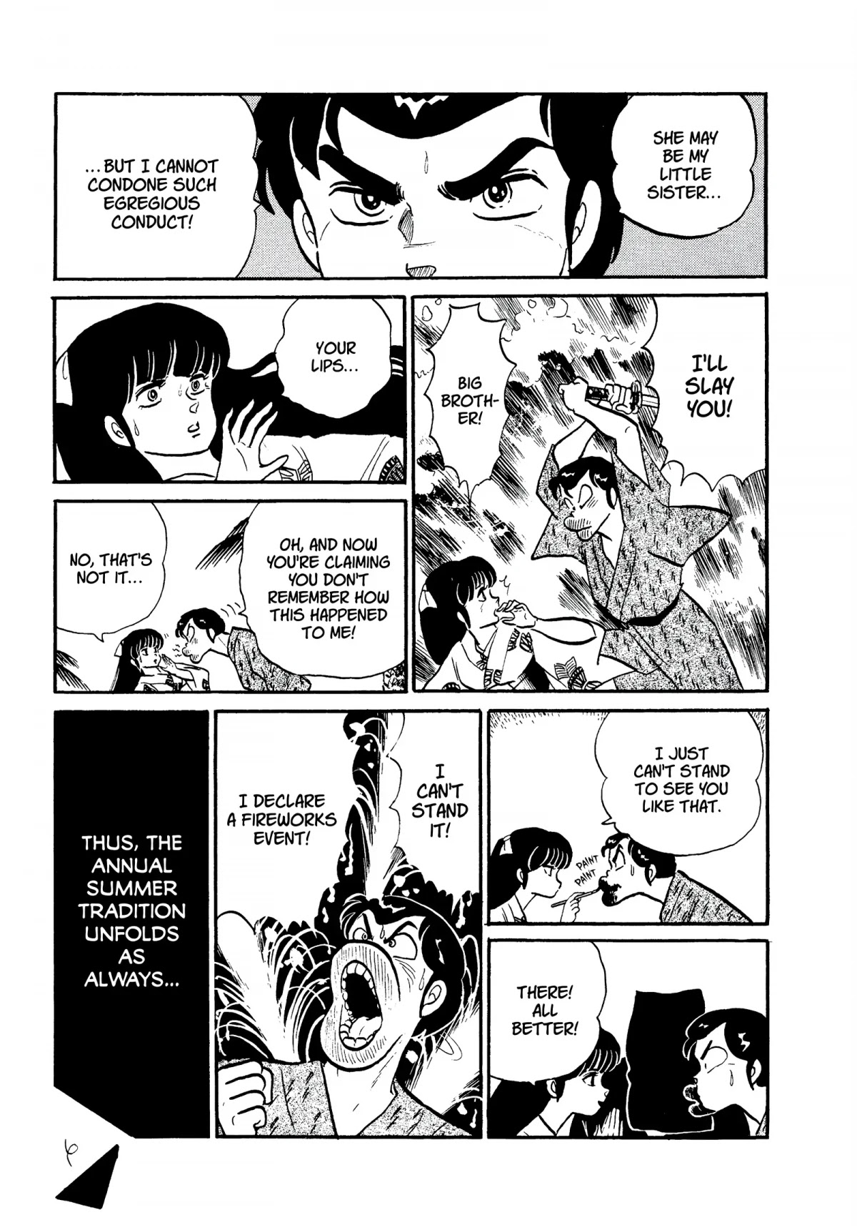 Urusei Yatsura Chapter 244 page 3 - Chapter 244: Battle: A Mendo Family Fireworks Event