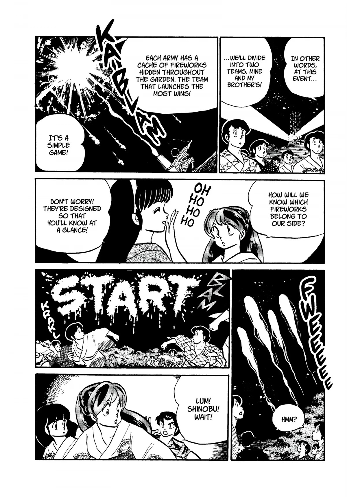 Urusei Yatsura Chapter 244 page 8 - Chapter 244: Battle: A Mendo Family Fireworks Event