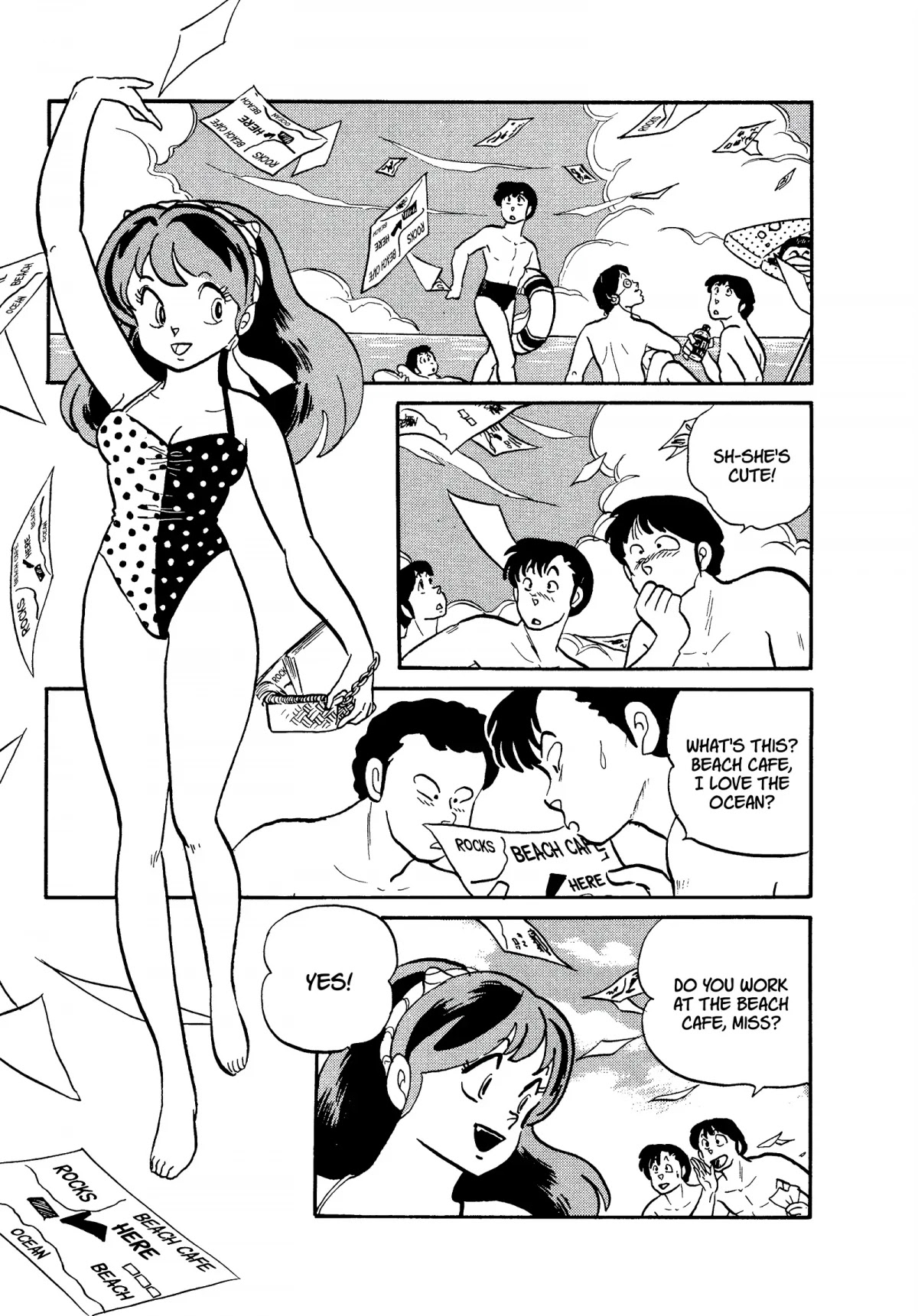 Urusei Yatsura Chapter 245 page 7 - Chapter 245: The Golden Era of the Beach Cafe
