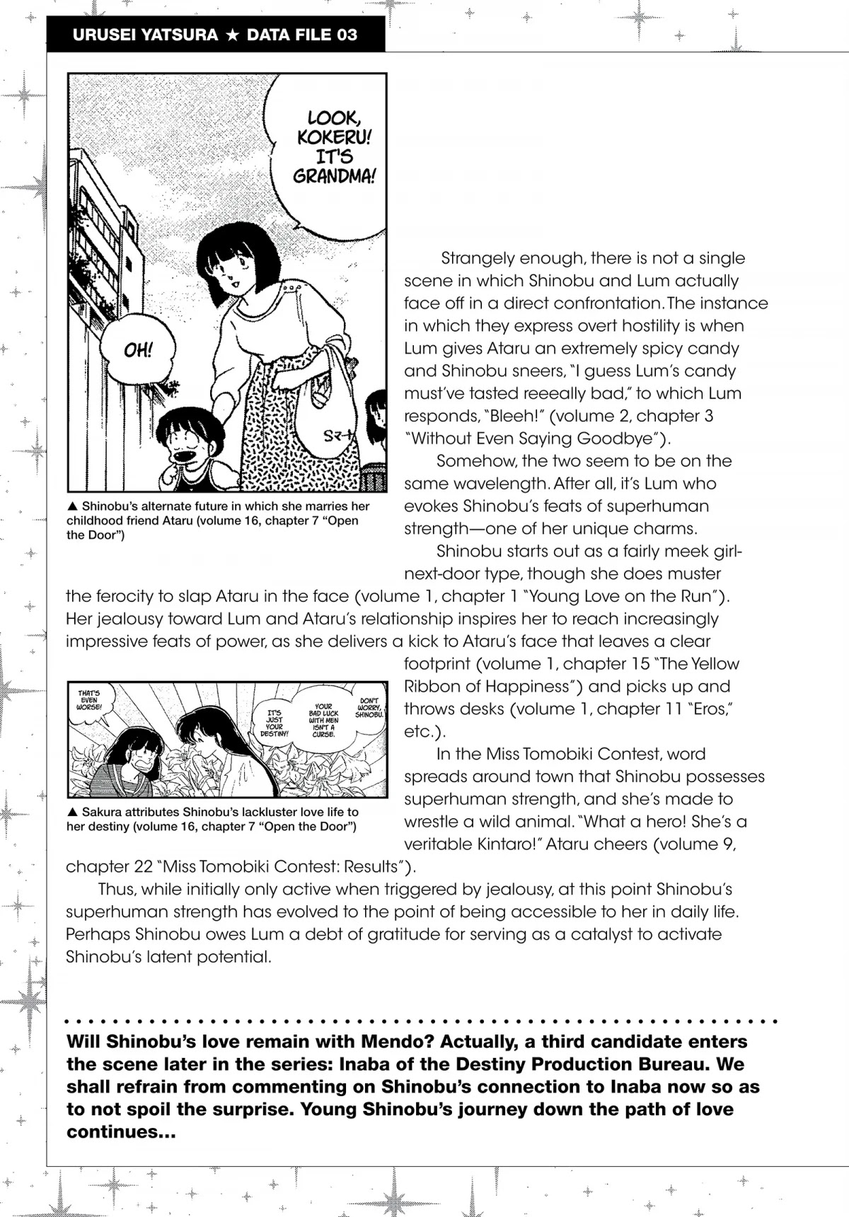 Urusei Yatsura Chapter 26.5 page 5 - Chapter 26.5: Urusei Yatsura Data File 03