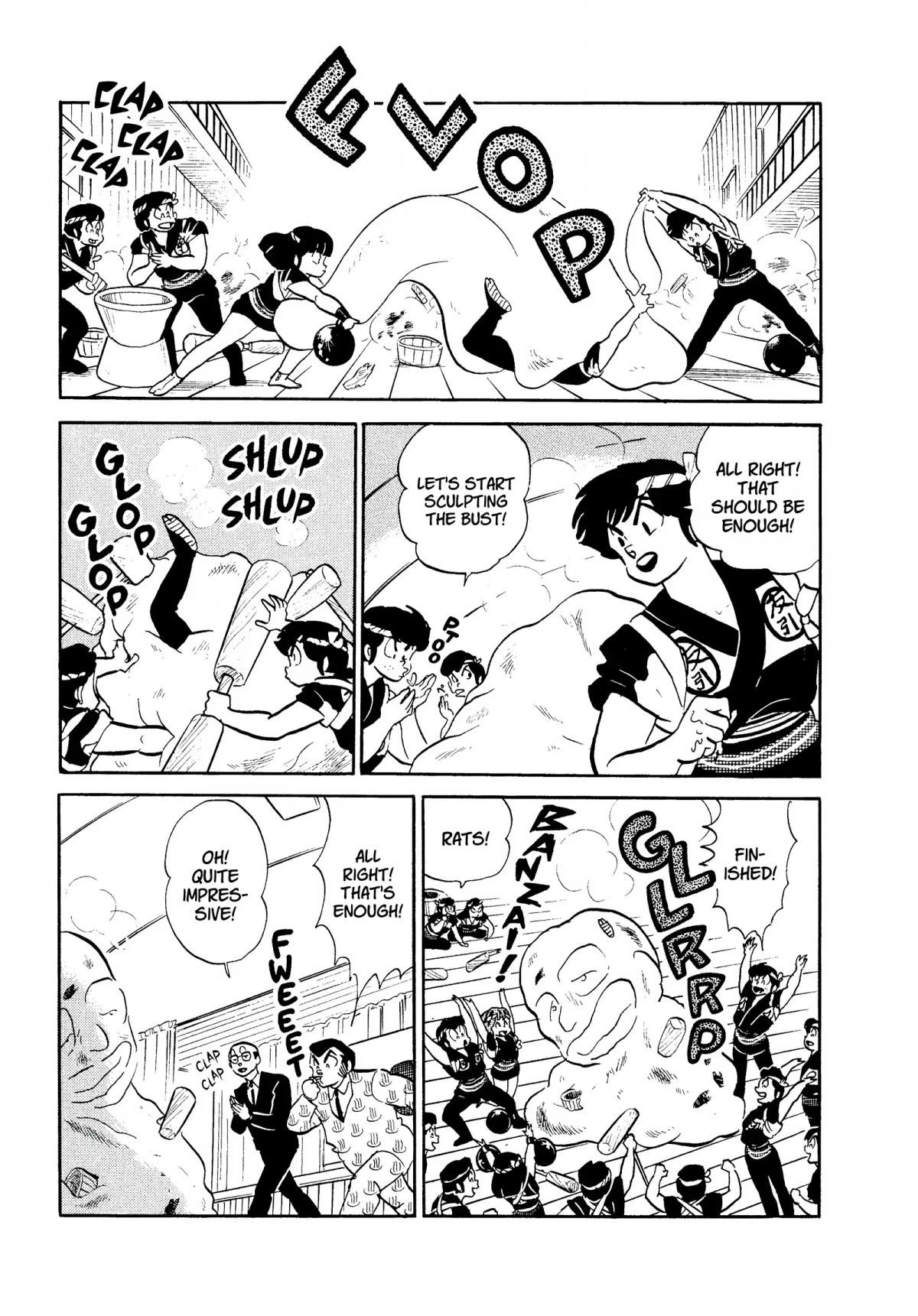 Urusei Yatsura Chapter 263 page 15 - Chapter 263: Mochi Mayhem — Sculpt the Principal