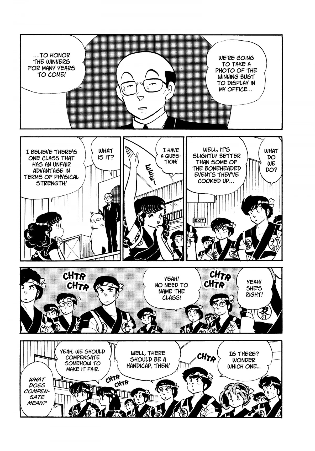 Urusei Yatsura Chapter 263 page 5 - Chapter 263: Mochi Mayhem — Sculpt the Principal
