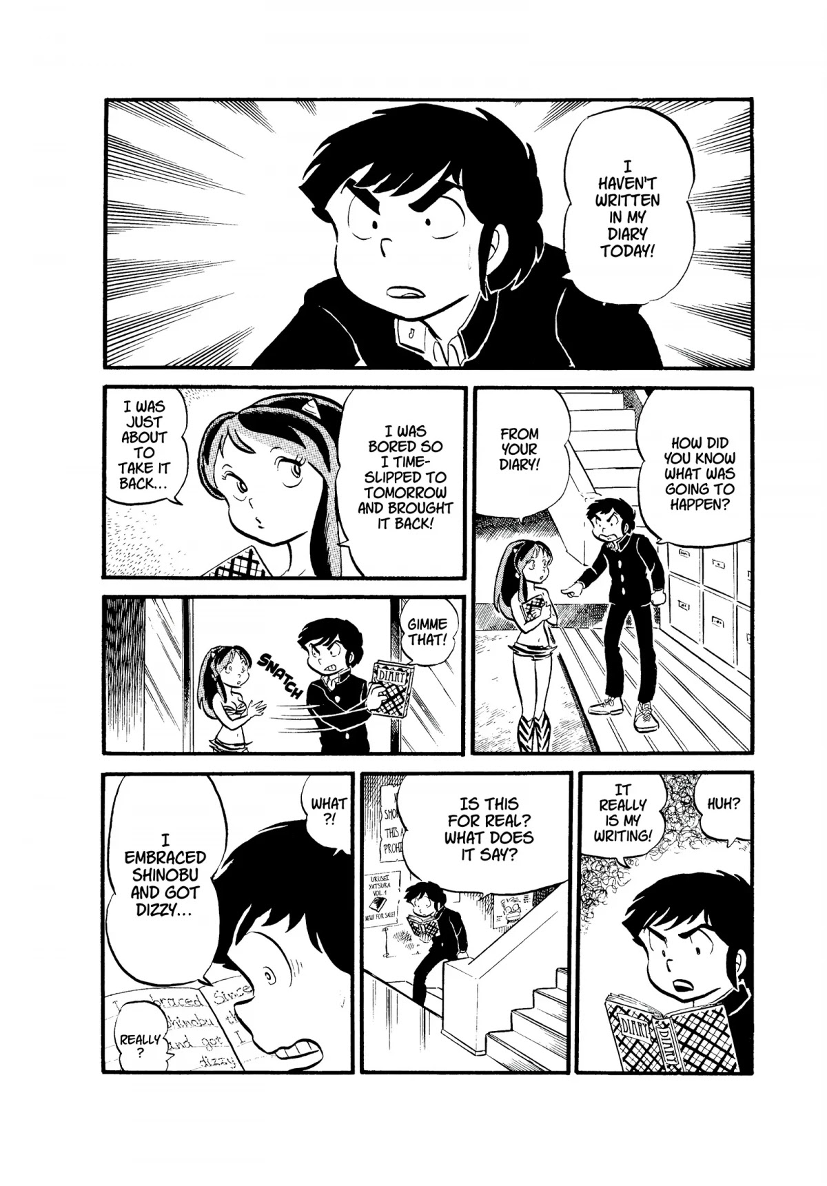 Urusei Yatsura Chapter 28 page 8 - Chapter 28: Diary of Tears