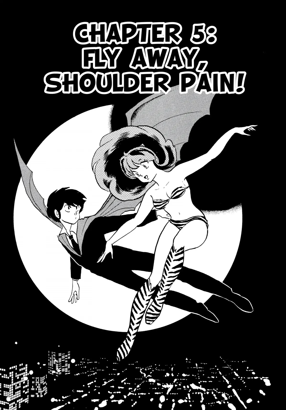 Urusei Yatsura Chapter 283 page 1 - Chapter 283: Fly Away, Shoulder Pain!