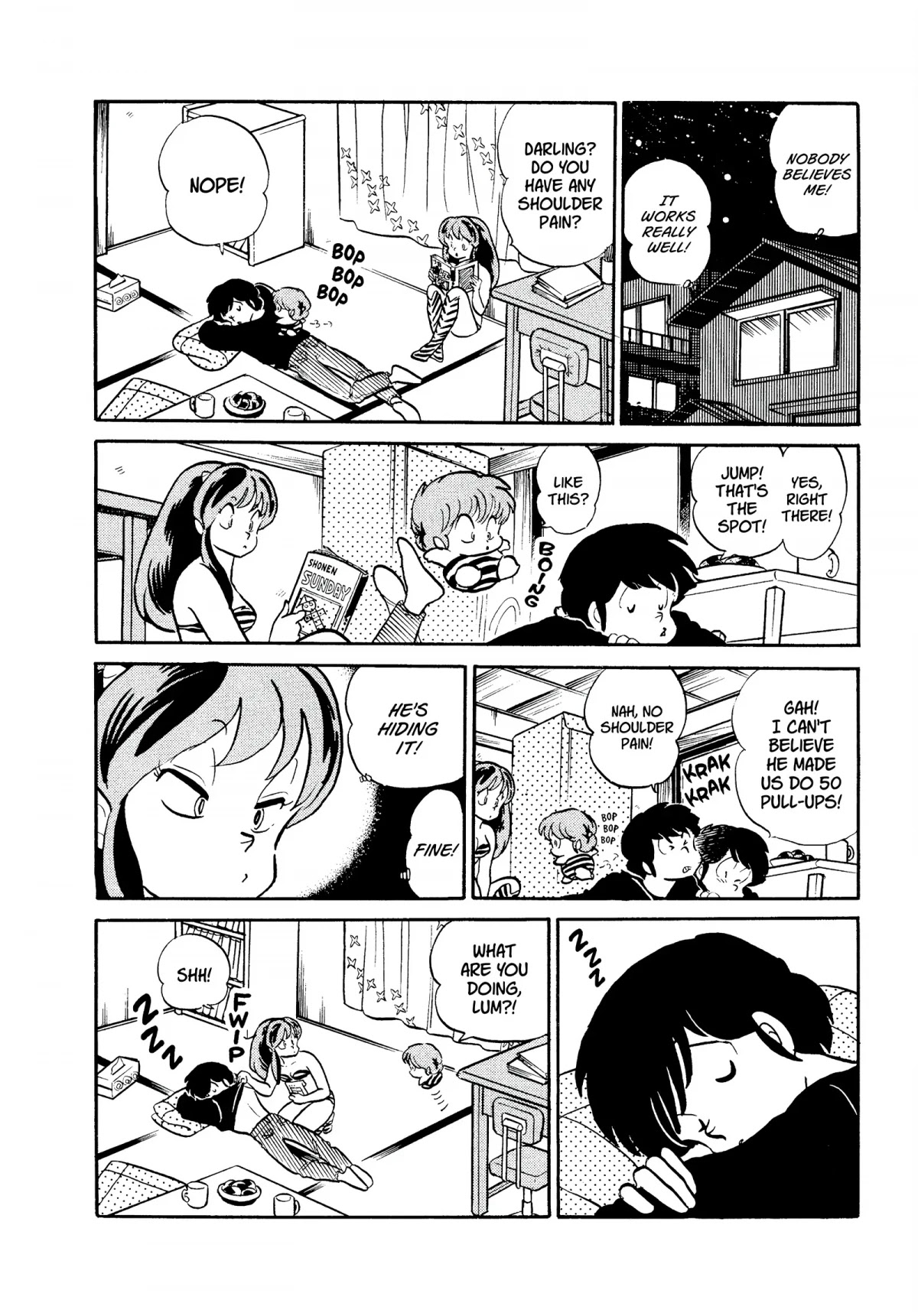 Urusei Yatsura Chapter 283 page 4 - Chapter 283: Fly Away, Shoulder Pain!