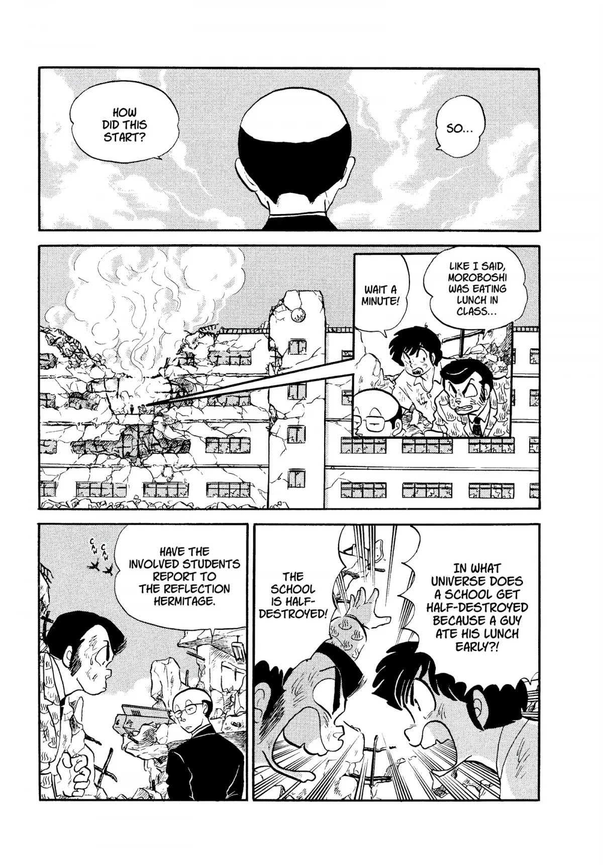 Urusei Yatsura Chapter 289 page 7 - Chapter 289: The Zen Club