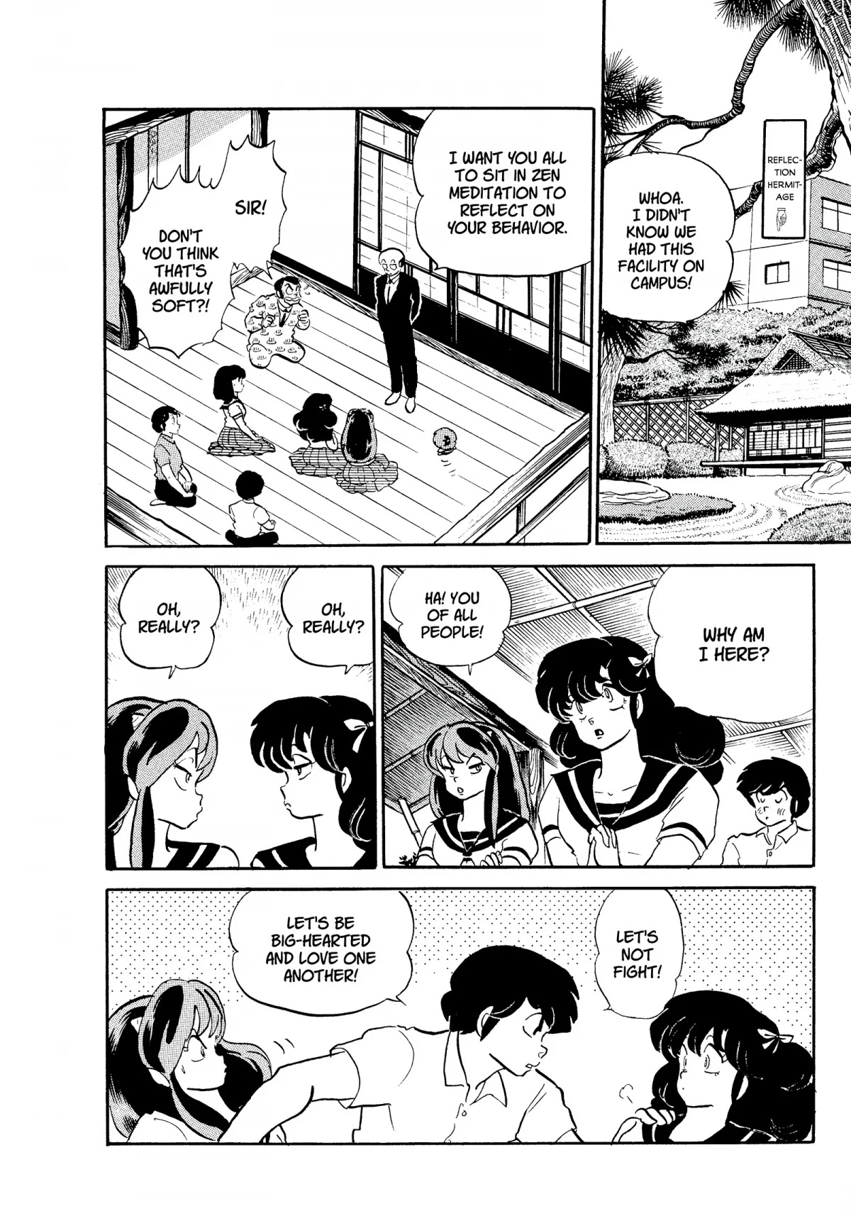 Urusei Yatsura Chapter 289 page 8 - Chapter 289: The Zen Club
