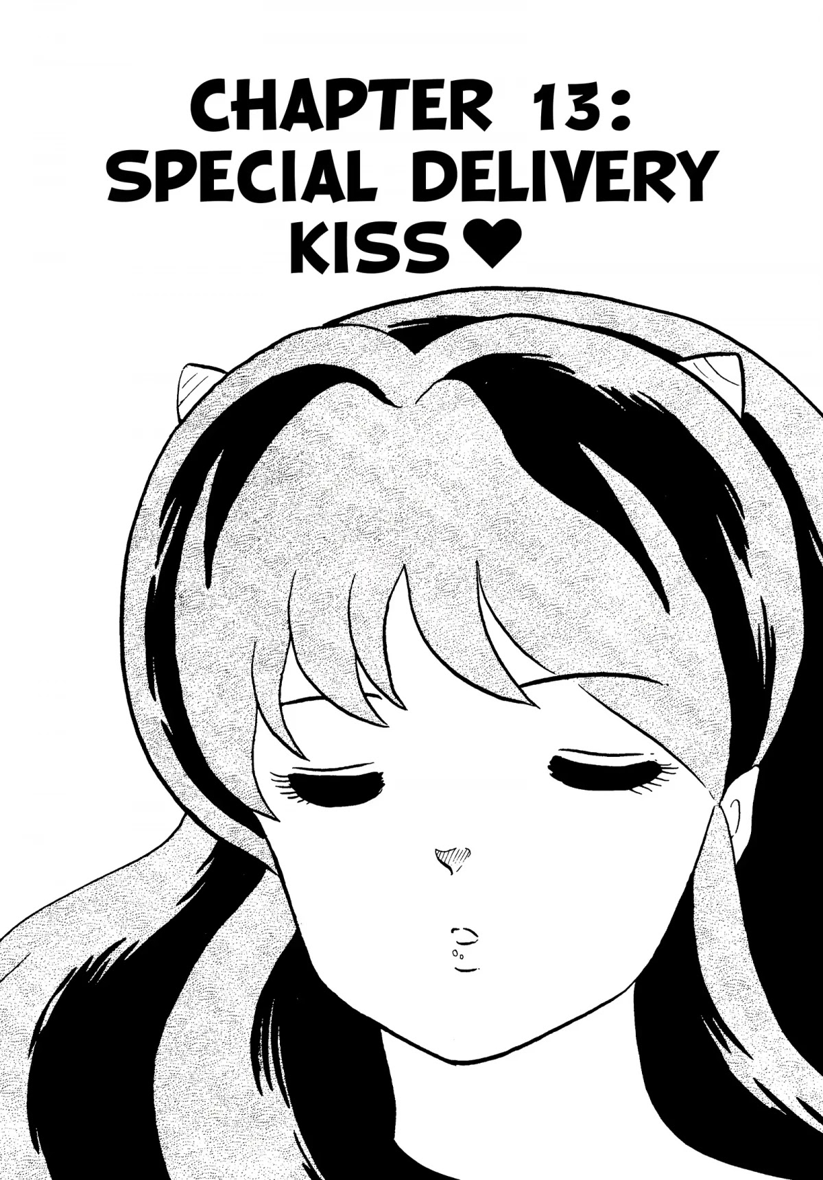 Urusei Yatsura Chapter 291 page 1 - Chapter 291: Special Delivery Kiss ♥
