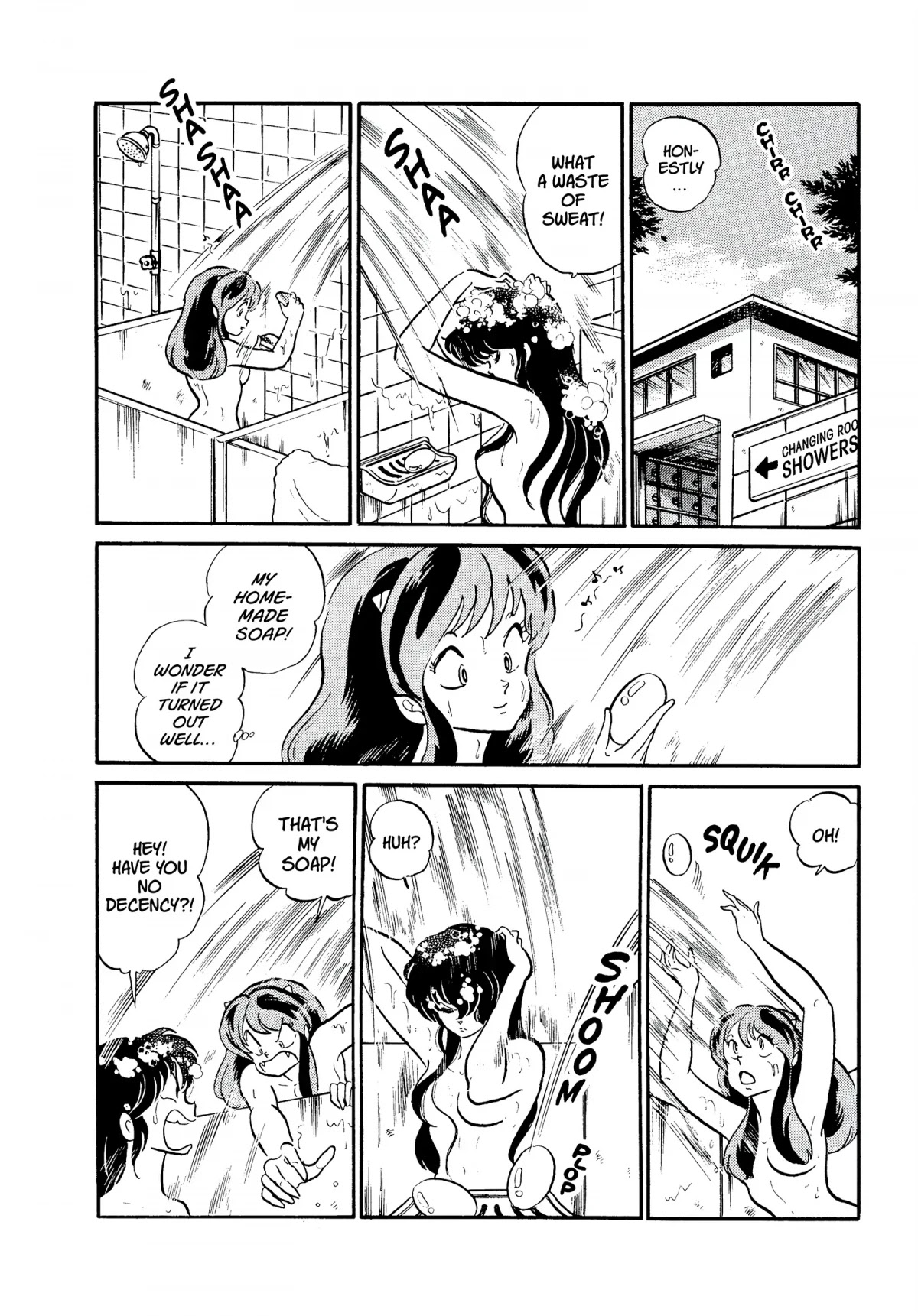 Urusei Yatsura Chapter 295 page 6 - Chapter 295: Slippery Soap