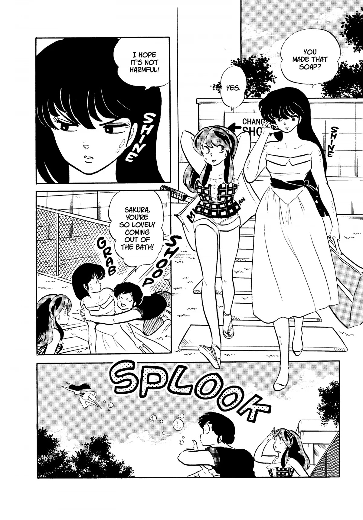Urusei Yatsura Chapter 295 page 8 - Chapter 295: Slippery Soap