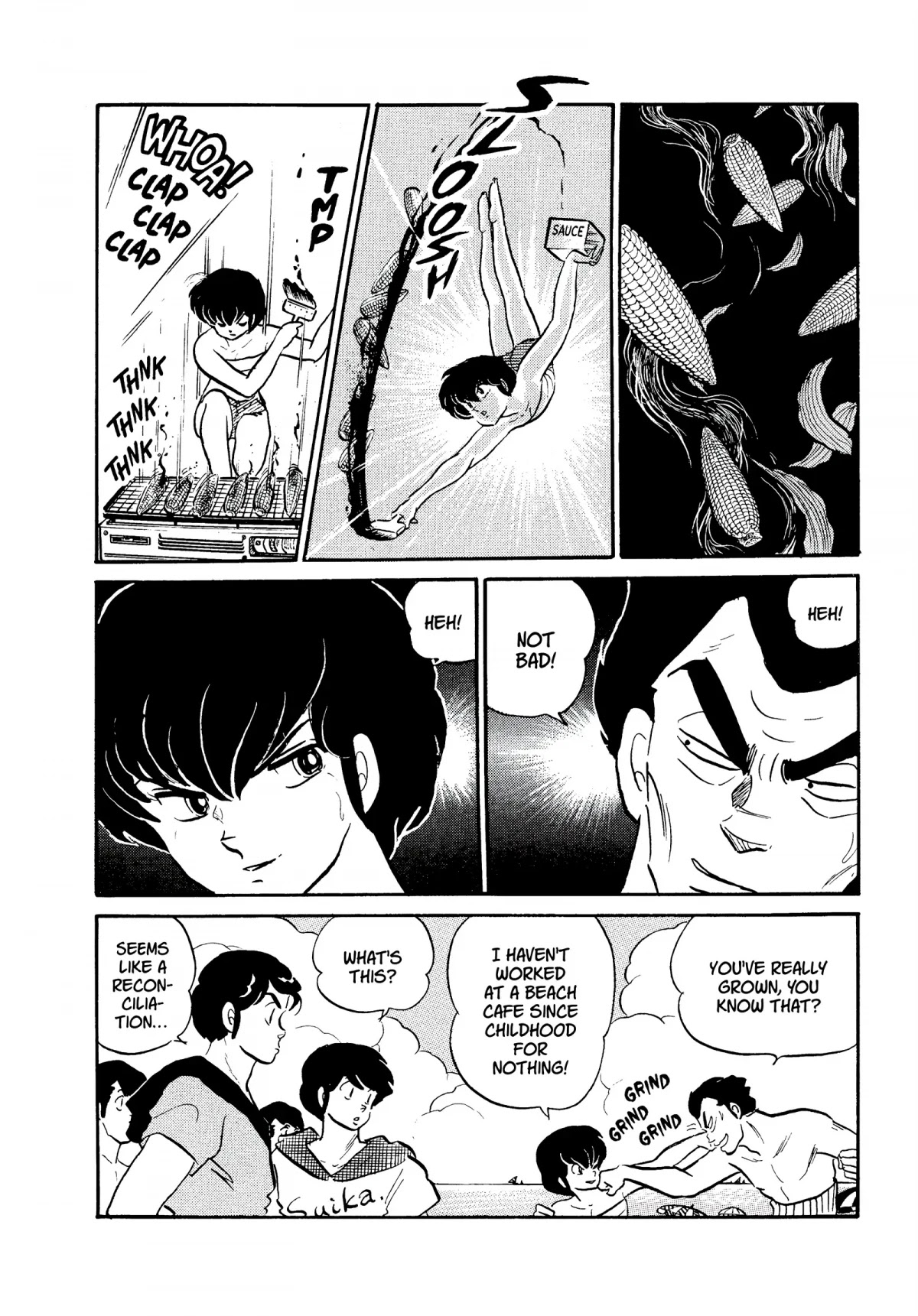 Urusei Yatsura Chapter 296 page 14 - Chapter 296: Beach Cafe Summer