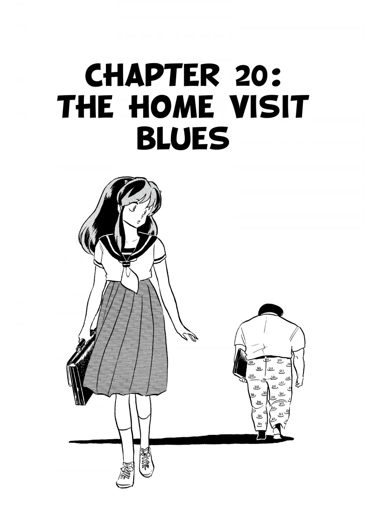 Urusei Yatsura Chapter 298 page 1 - Chapter 298: The Home Visit Blues