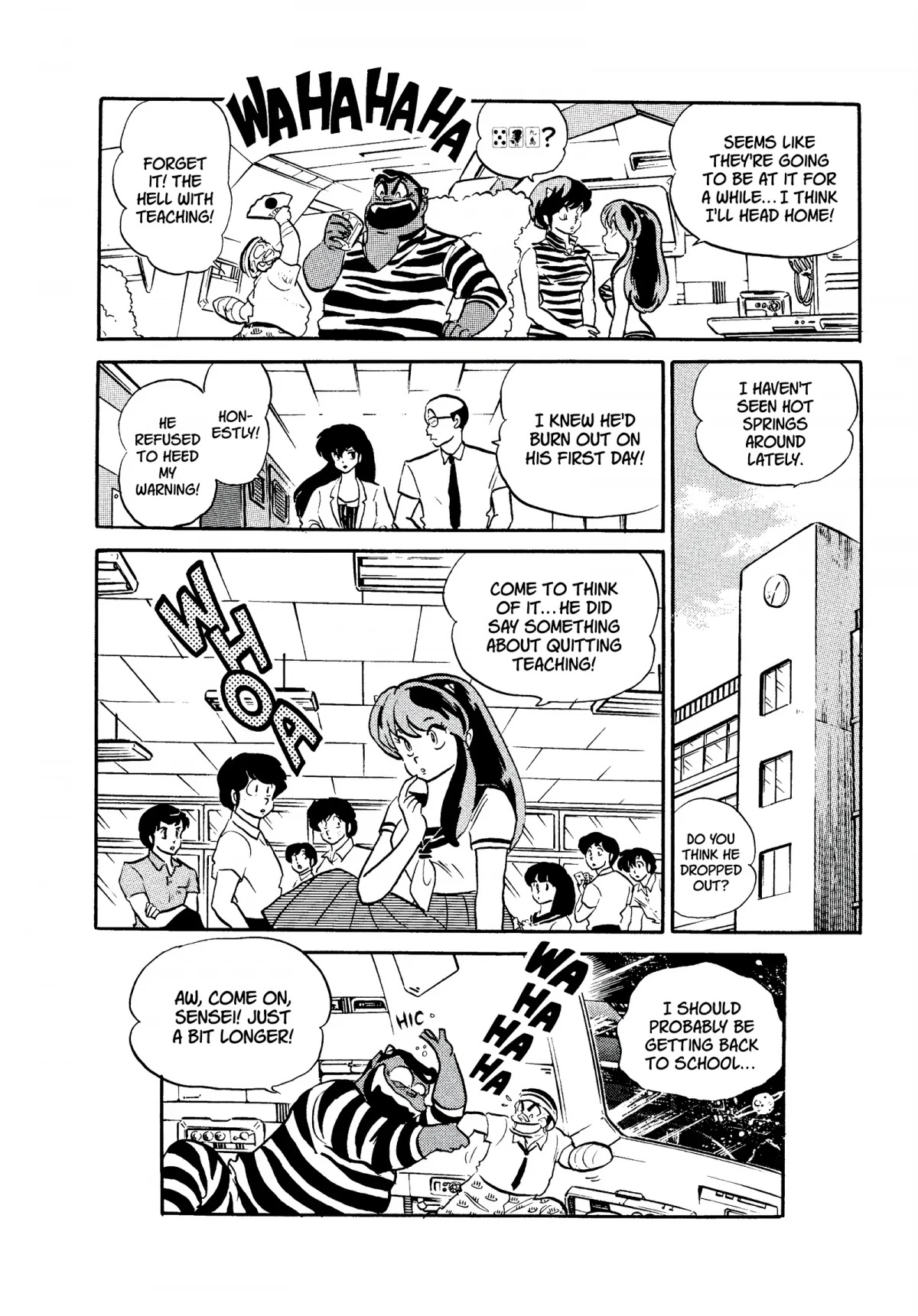 Urusei Yatsura Chapter 298 page 16 - Chapter 298: The Home Visit Blues