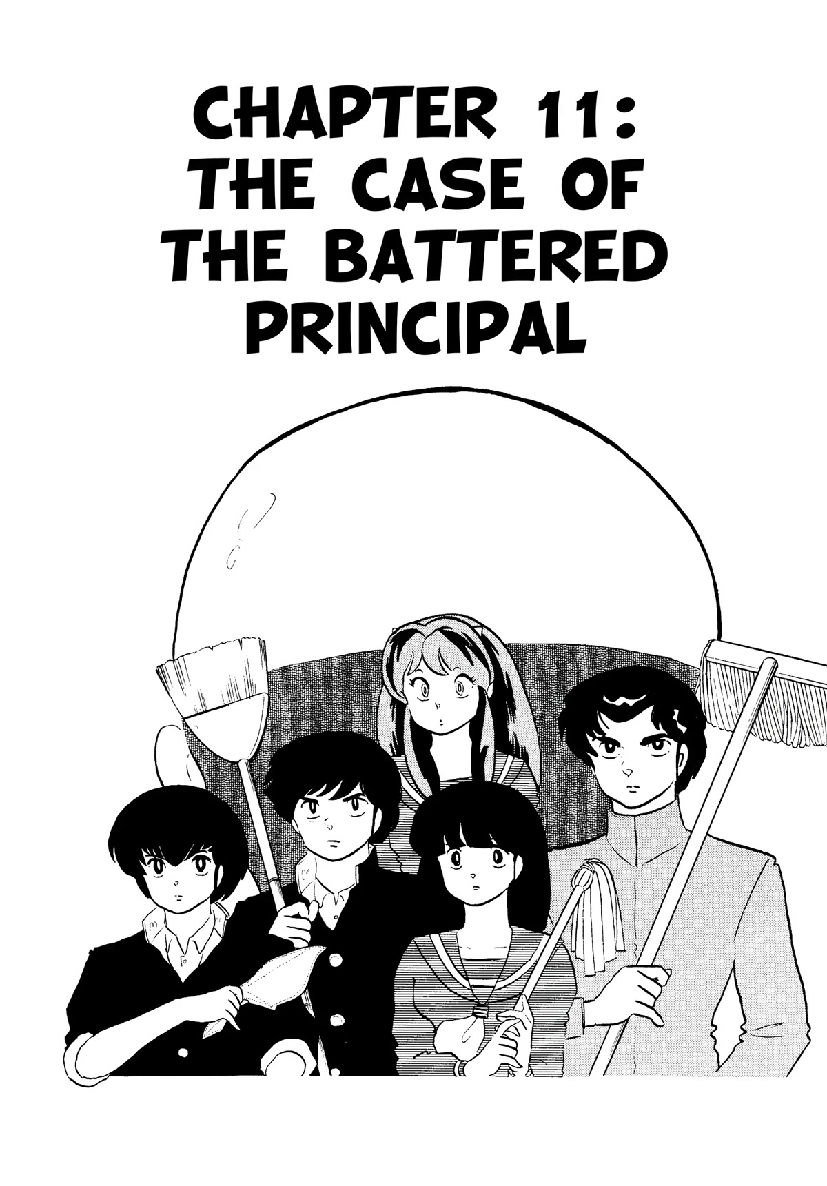 Urusei Yatsura Chapter 311 page 1 - Chapter 311: The Case of the Battered Principal