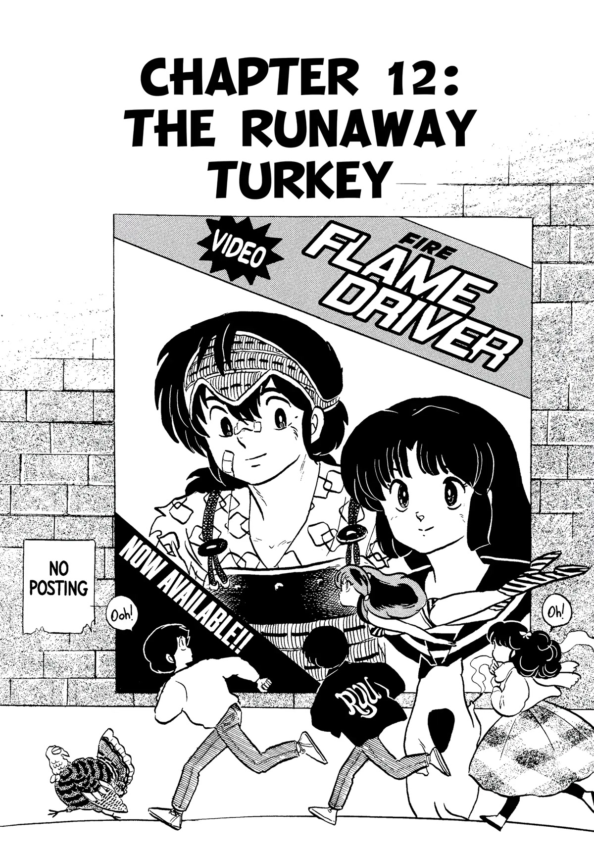 Urusei Yatsura Chapter 312 page 1 - Chapter 312: The Runaway Turkey