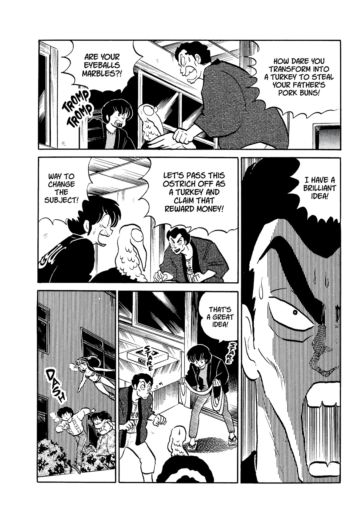 Urusei Yatsura Chapter 312 page 14 - Chapter 312: The Runaway Turkey