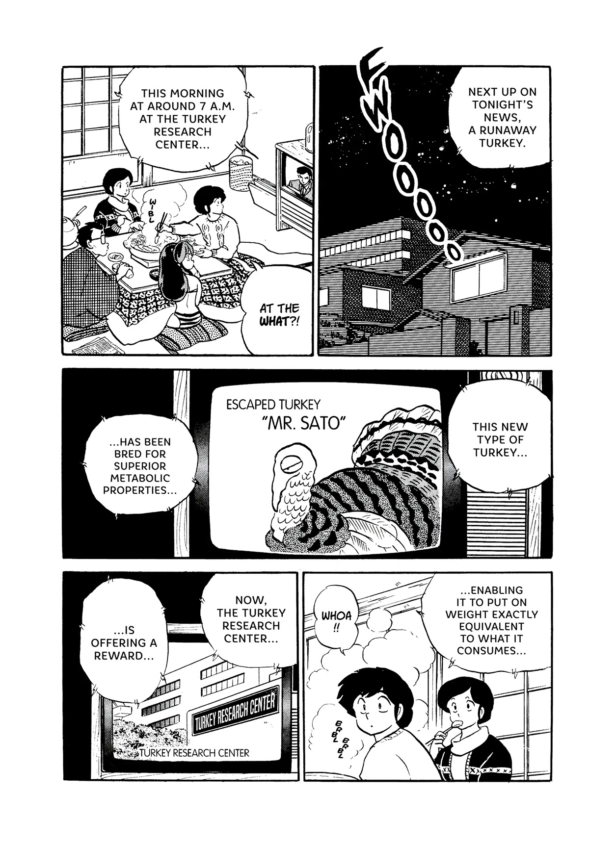 Urusei Yatsura Chapter 312 page 2 - Chapter 312: The Runaway Turkey