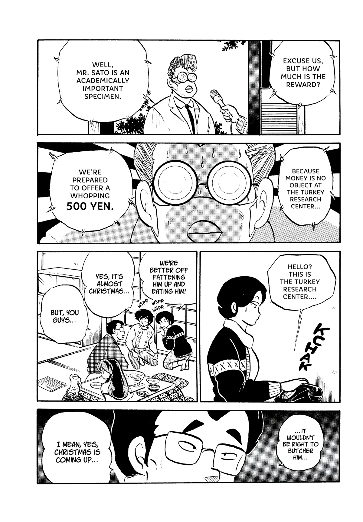 Urusei Yatsura Chapter 312 page 4 - Chapter 312: The Runaway Turkey