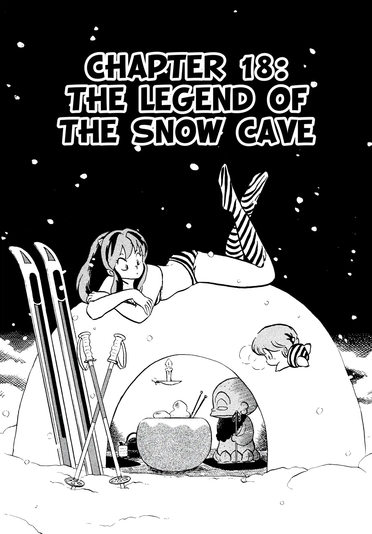 Urusei Yatsura Chapter 318 page 1 - Chapter 318: The Legend of the Snow Cave