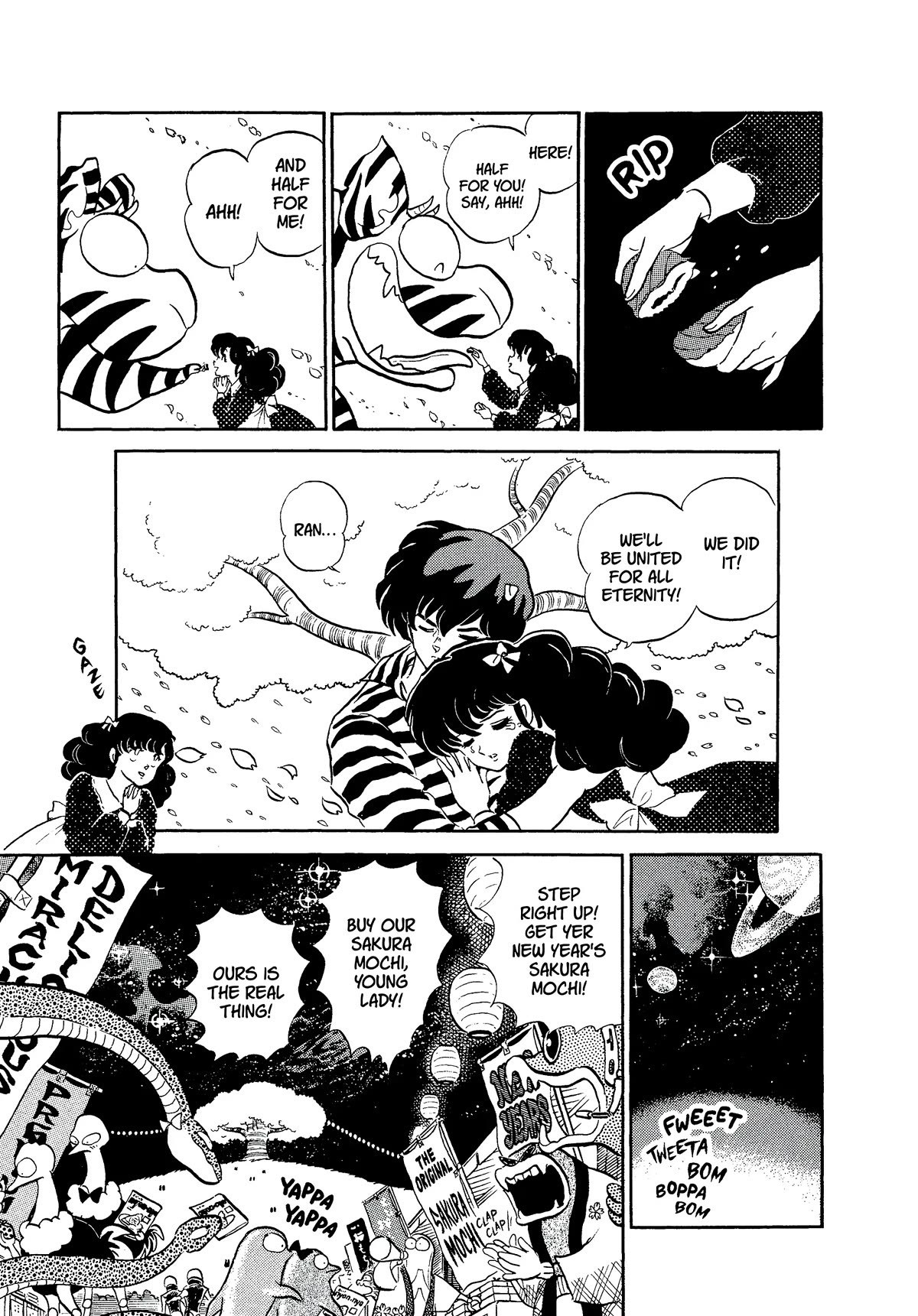 Urusei Yatsura Chapter 325 page 5 - Chapter 325: Sakura Mochi Over Flowers