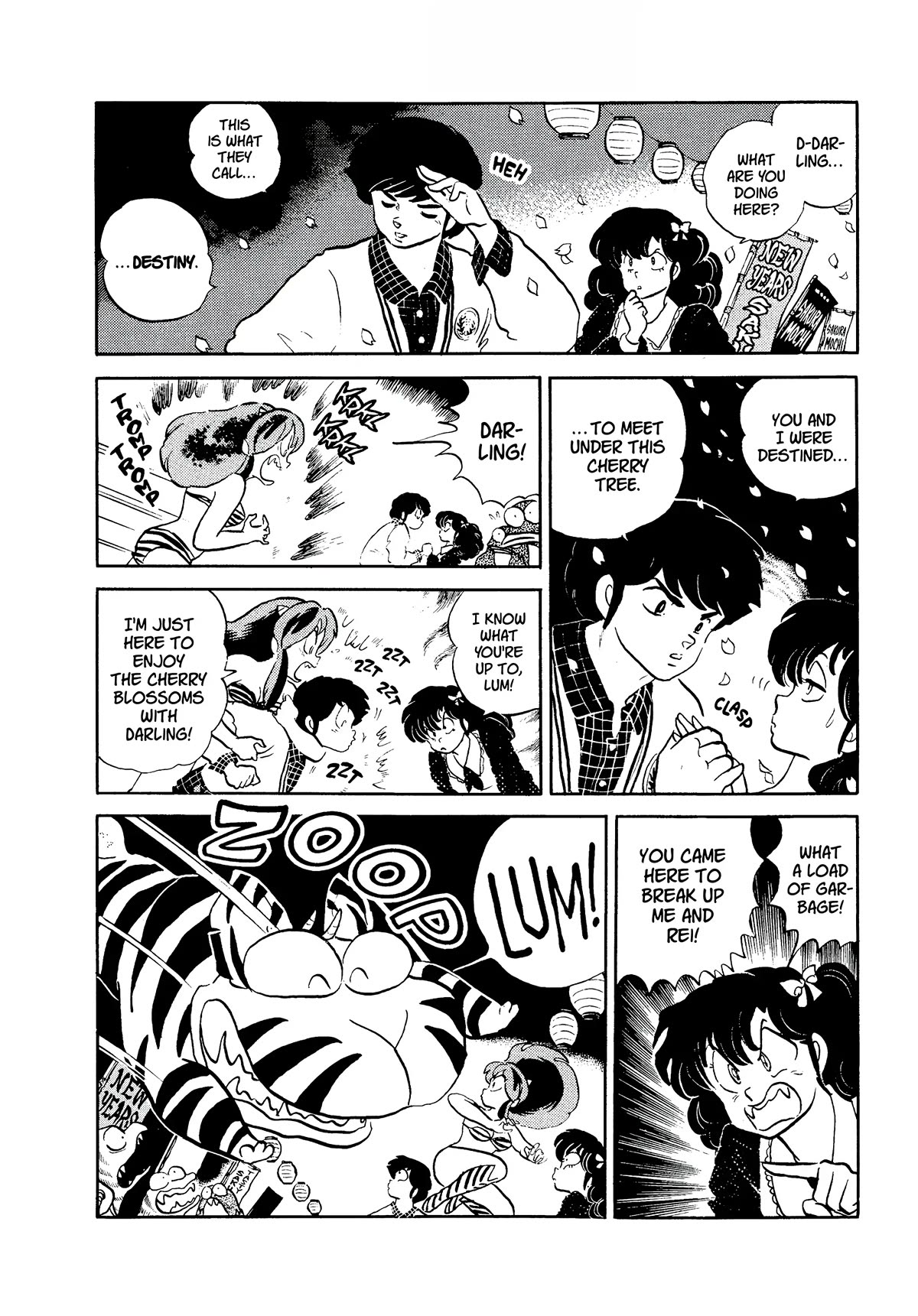 Urusei Yatsura Chapter 325 page 8 - Chapter 325: Sakura Mochi Over Flowers