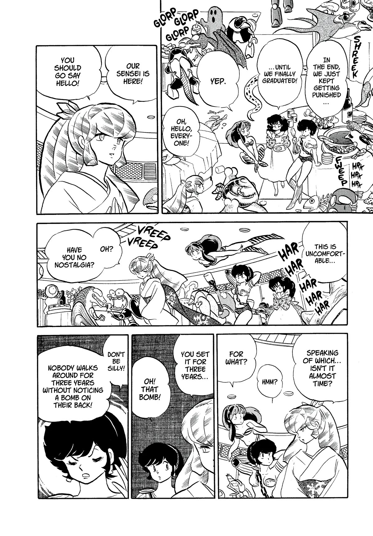 Urusei Yatsura Chapter 335 page 8 - Chapter 335: Time Bomb Memories