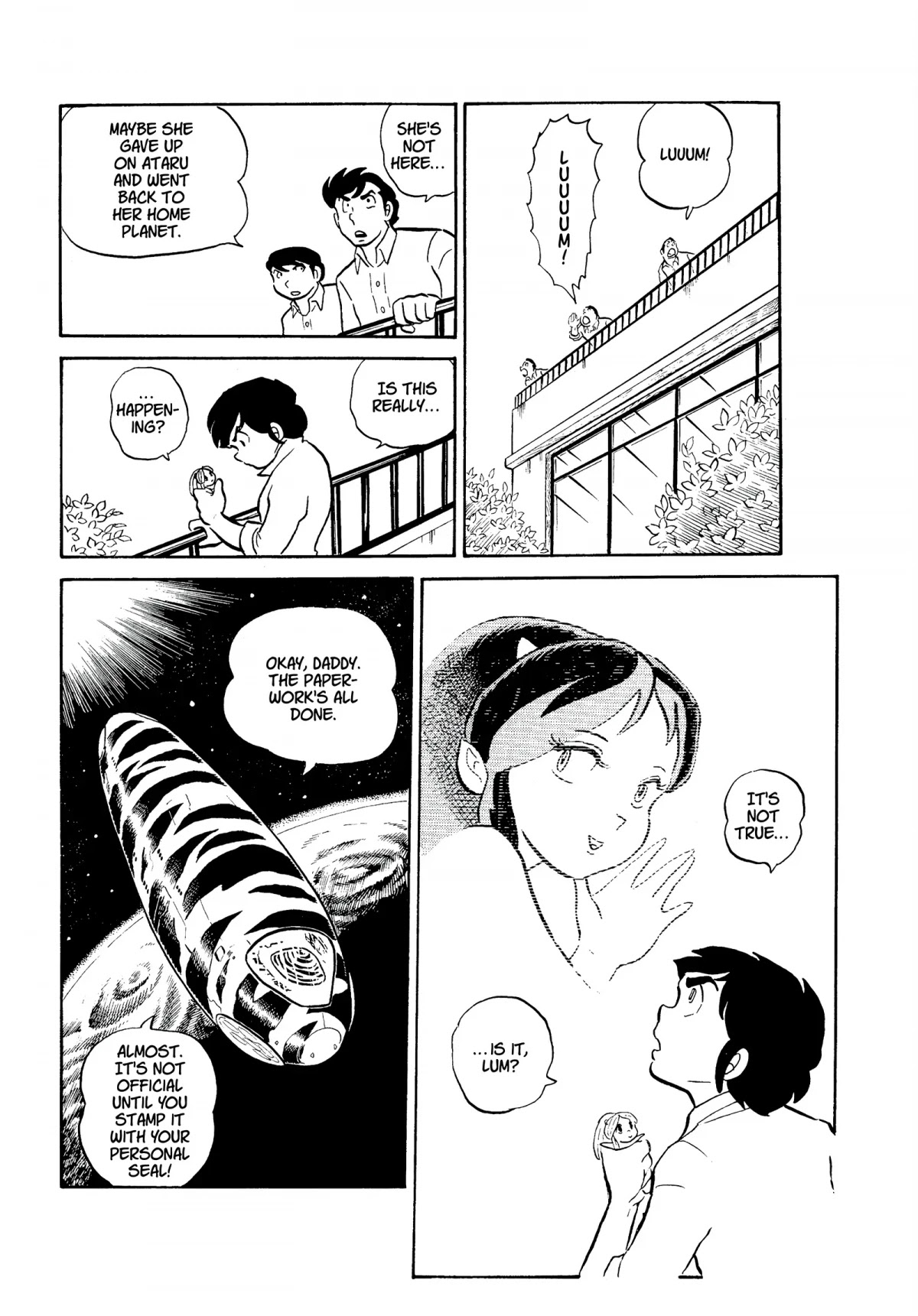 Urusei Yatsura Chapter 34 page 12 - Chapter 34: Since Your Parting