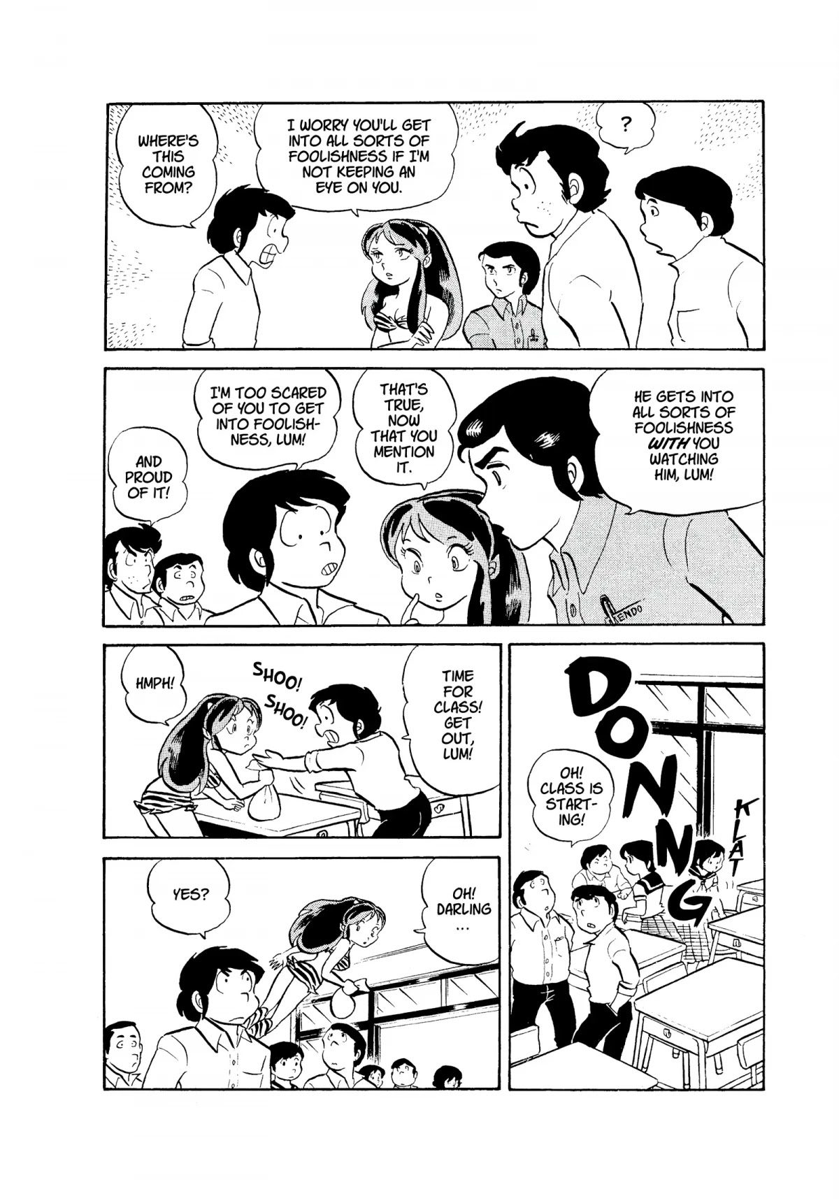 Urusei Yatsura Chapter 34 page 4 - Chapter 34: Since Your Parting