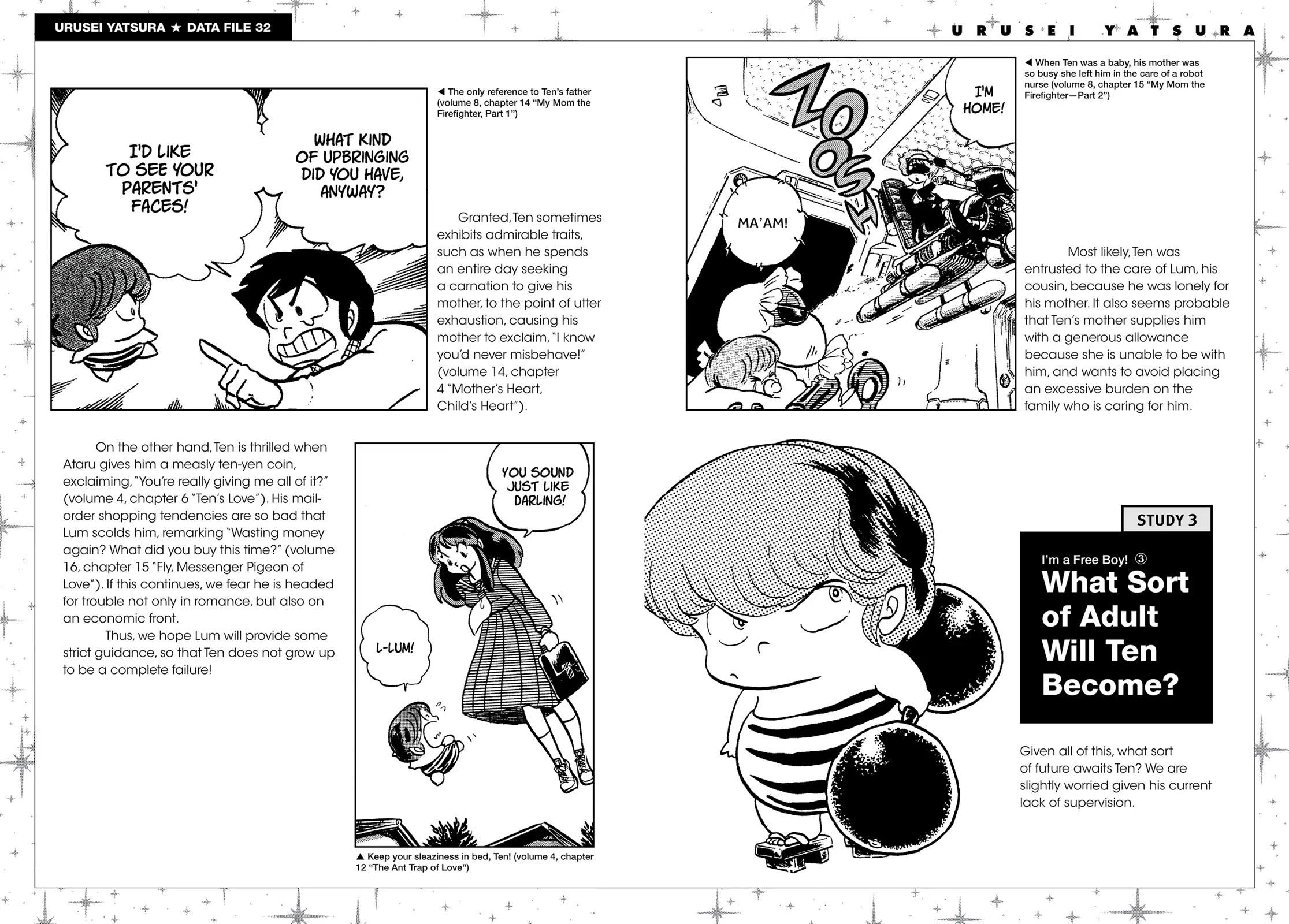 Urusei Yatsura Chapter 344.5 page 3 - Chapter 344.5: Urusei Yatsura Data File 32