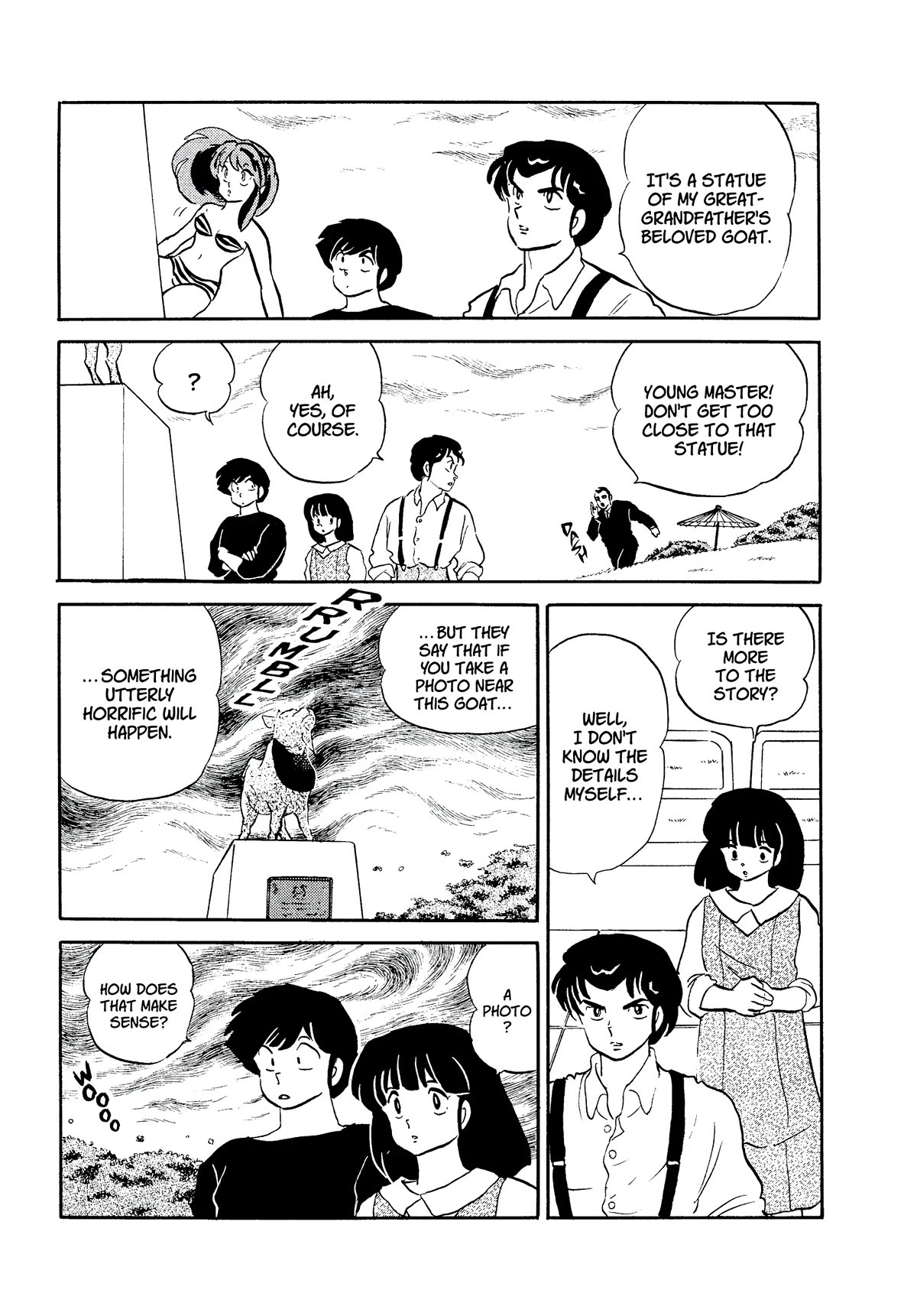 Urusei Yatsura Chapter 352 page 3 - Chapter 352: Goat and Cheese