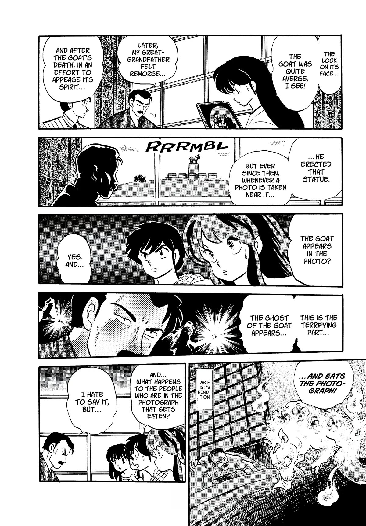 Urusei Yatsura Chapter 352 page 8 - Chapter 352: Goat and Cheese