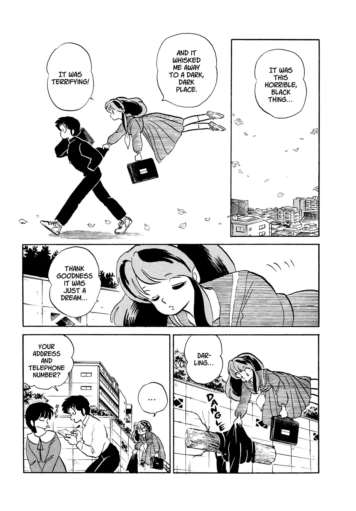 Urusei Yatsura Chapter 356 page 5 - Chapter 356: Boy Meets Girl, Act 1–Pitch-Black