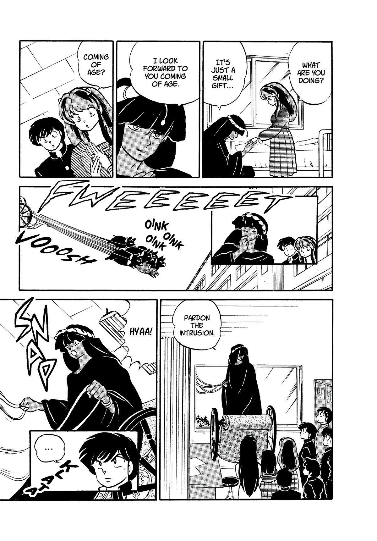 Urusei Yatsura Chapter 358 page 9 - Chapter 358: Boy Meets Girl, Act 3–Farewell Morning