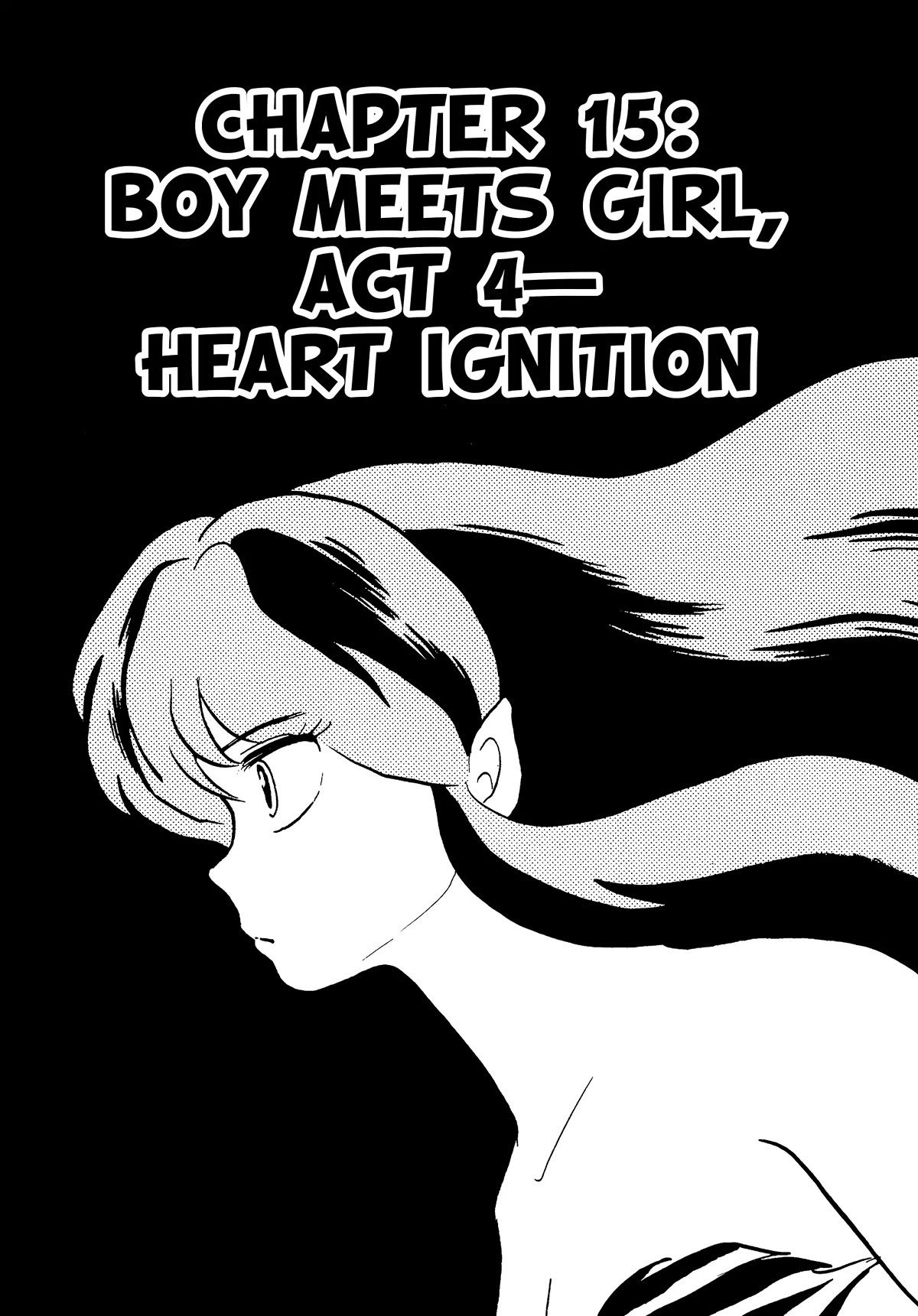 Urusei Yatsura Chapter 359 page 1 - Chapter 359: Boy Meets Girl, Act 4–Heart Ignition