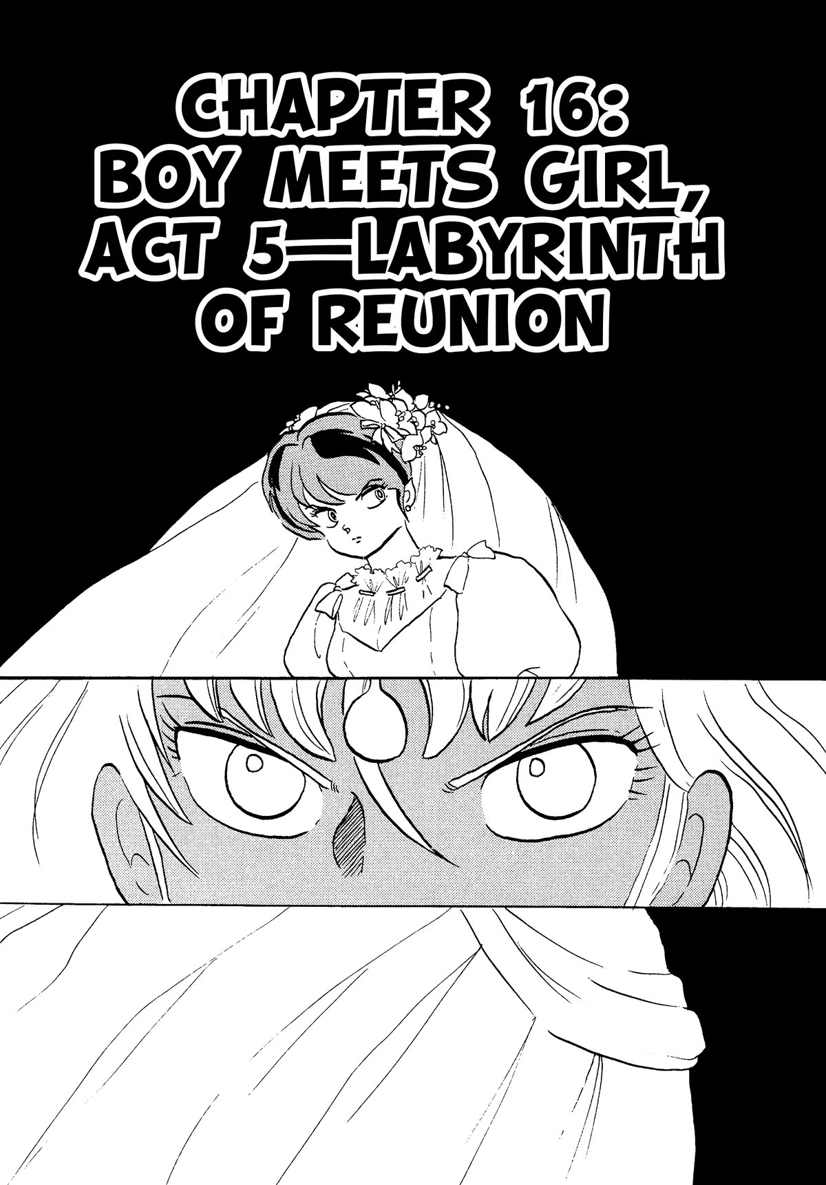 Urusei Yatsura Chapter 360 page 1 - Chapter 360: Boy Meets Girl, Act 5–Labyrinth of Reunion