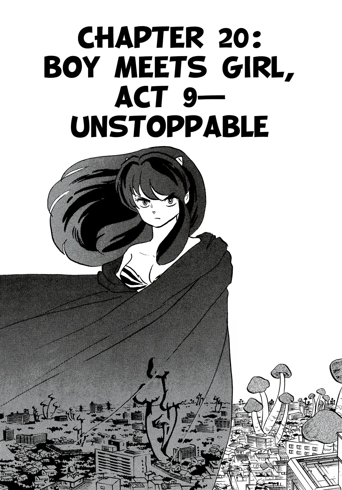 Urusei Yatsura Chapter 364 page 1 - Chapter 364: Boy Meets Girl, Act 9–Unstoppable