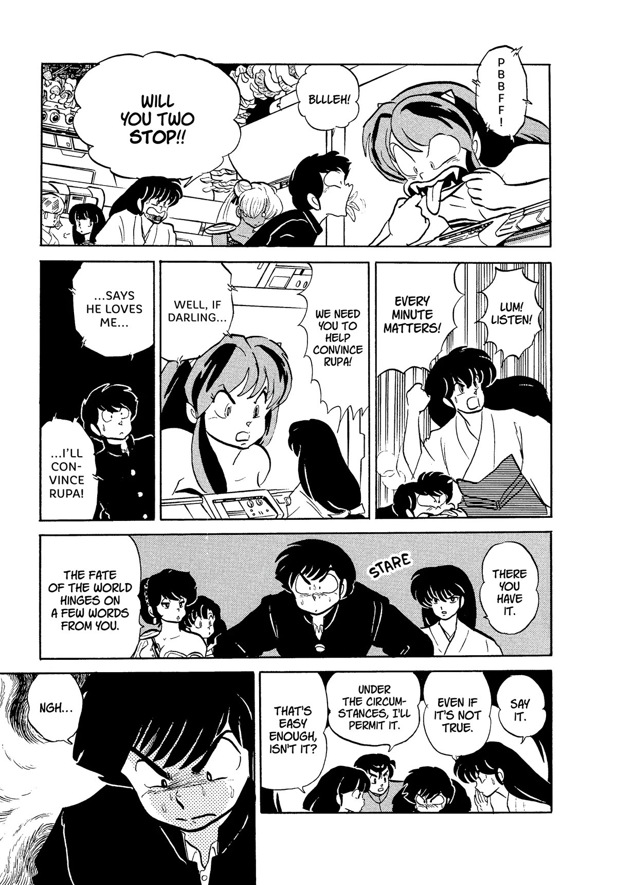 Urusei Yatsura Chapter 364 page 9 - Chapter 364: Boy Meets Girl, Act 9–Unstoppable