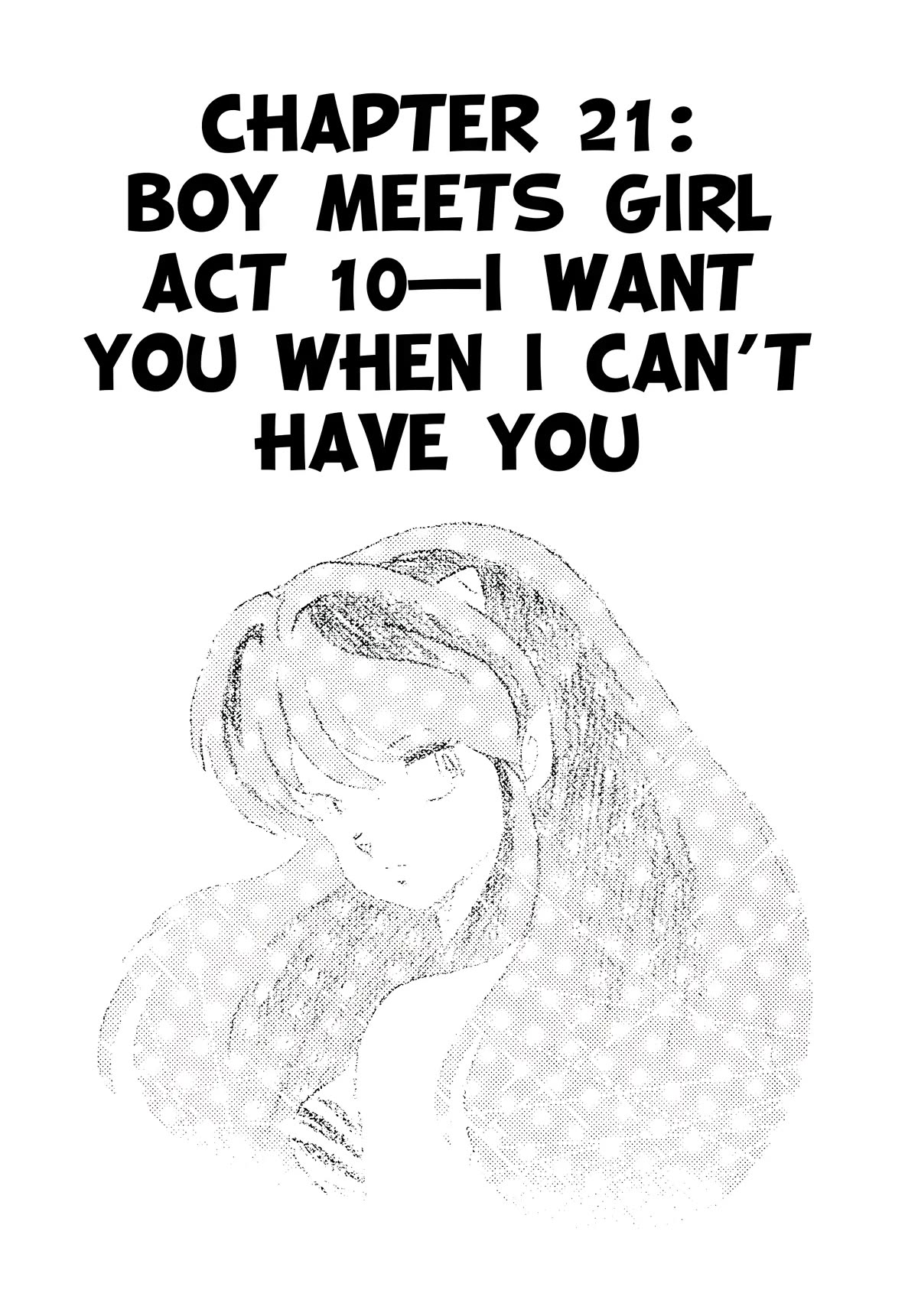 Urusei Yatsura Chapter 365 page 1 - Chapter 365: Boy Meets Girl, Act 10–I Want You When I Can’t Have You