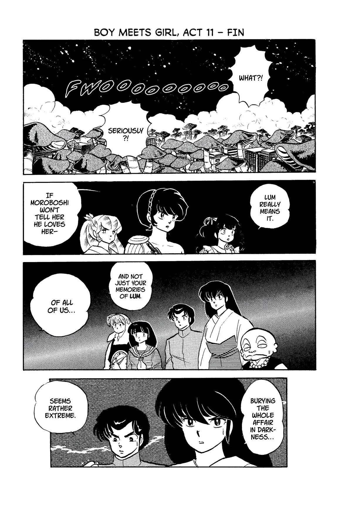 Urusei Yatsura Chapter 365 page 16 - Chapter 365: Boy Meets Girl, Act 10–I Want You When I Can’t Have You
