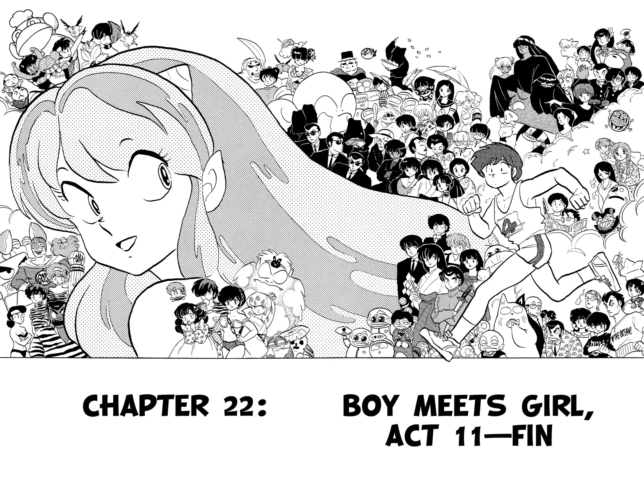 Urusei Yatsura Chapter 366 page 1 - Chapter 366: Boy Meets Girl, Act 11–Fin