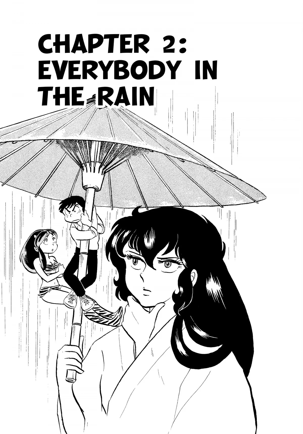 Urusei Yatsura Chapter 38 page 1 - Chapter 38: Everybody in the Rain