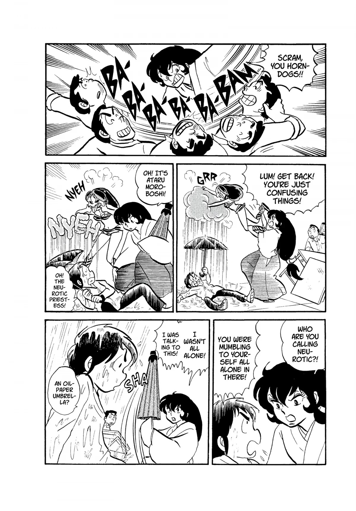Urusei Yatsura Chapter 38 page 12 - Chapter 38: Everybody in the Rain